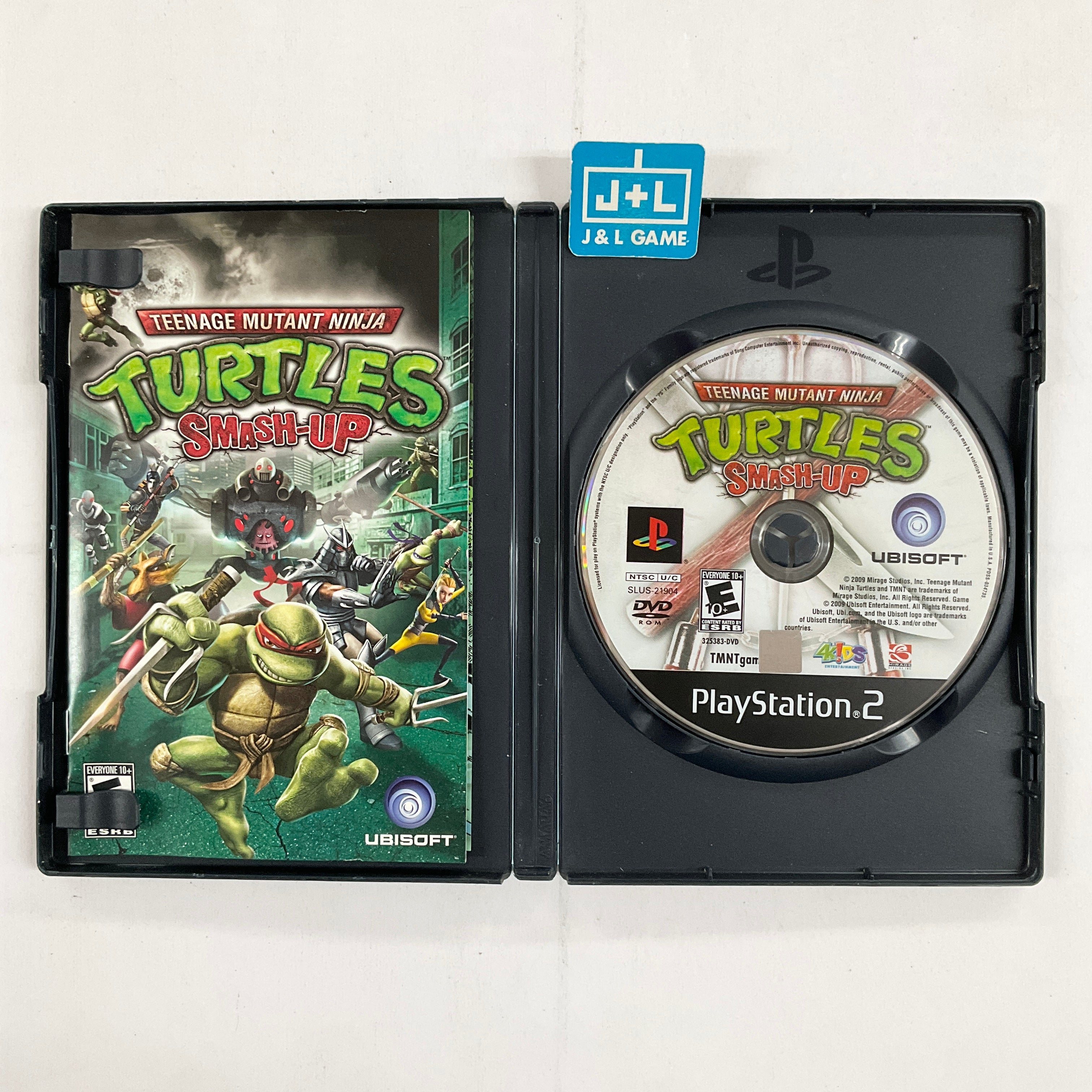 Teenage Mutant Ninja Turtles: Smash-Up (w/ Comic) - (PS2) PlayStation 2 [Pre-Owned] Video Games Ubisoft   