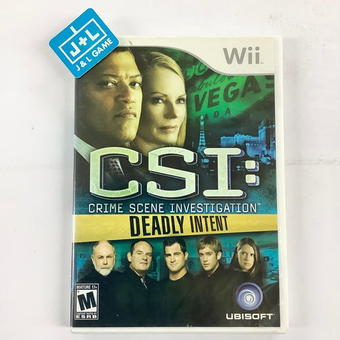 CSI: Crime Scene Investigation: Deadly Intent - Nintendo Wii [Pre-Owned] Video Games Ubisoft   