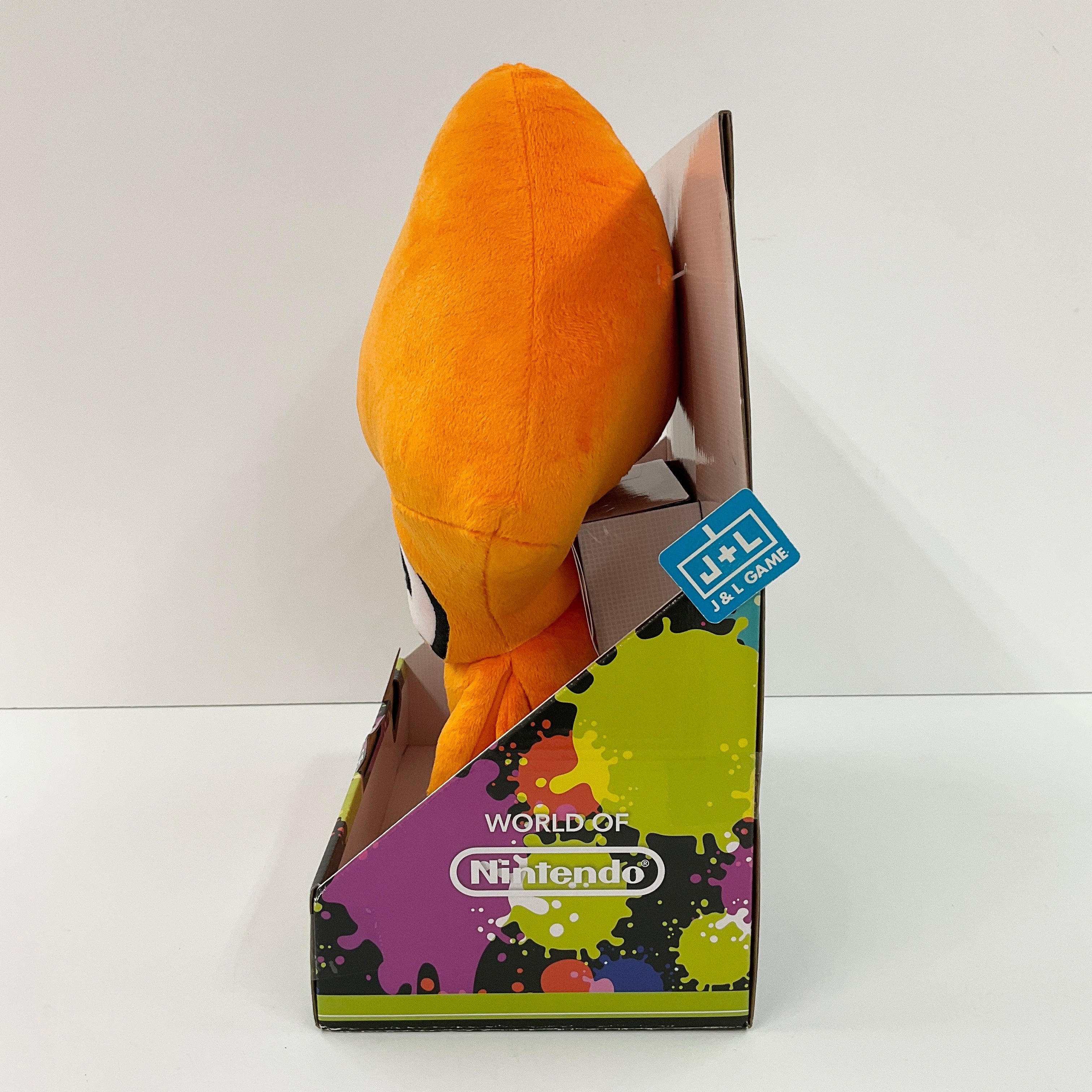 World of Nintendo Jumbo Plush Orange Splatoon Squid - Toys Toy World of Nintendo   