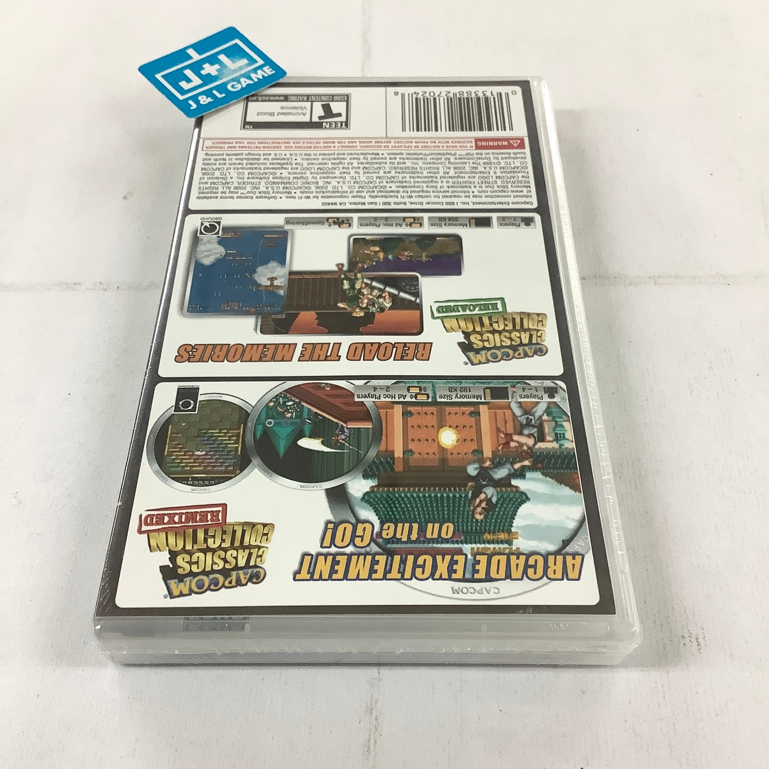 Capcom Classics Dual Pack: Remixed and Reloaded - Sony PSP Video Games Capcom   