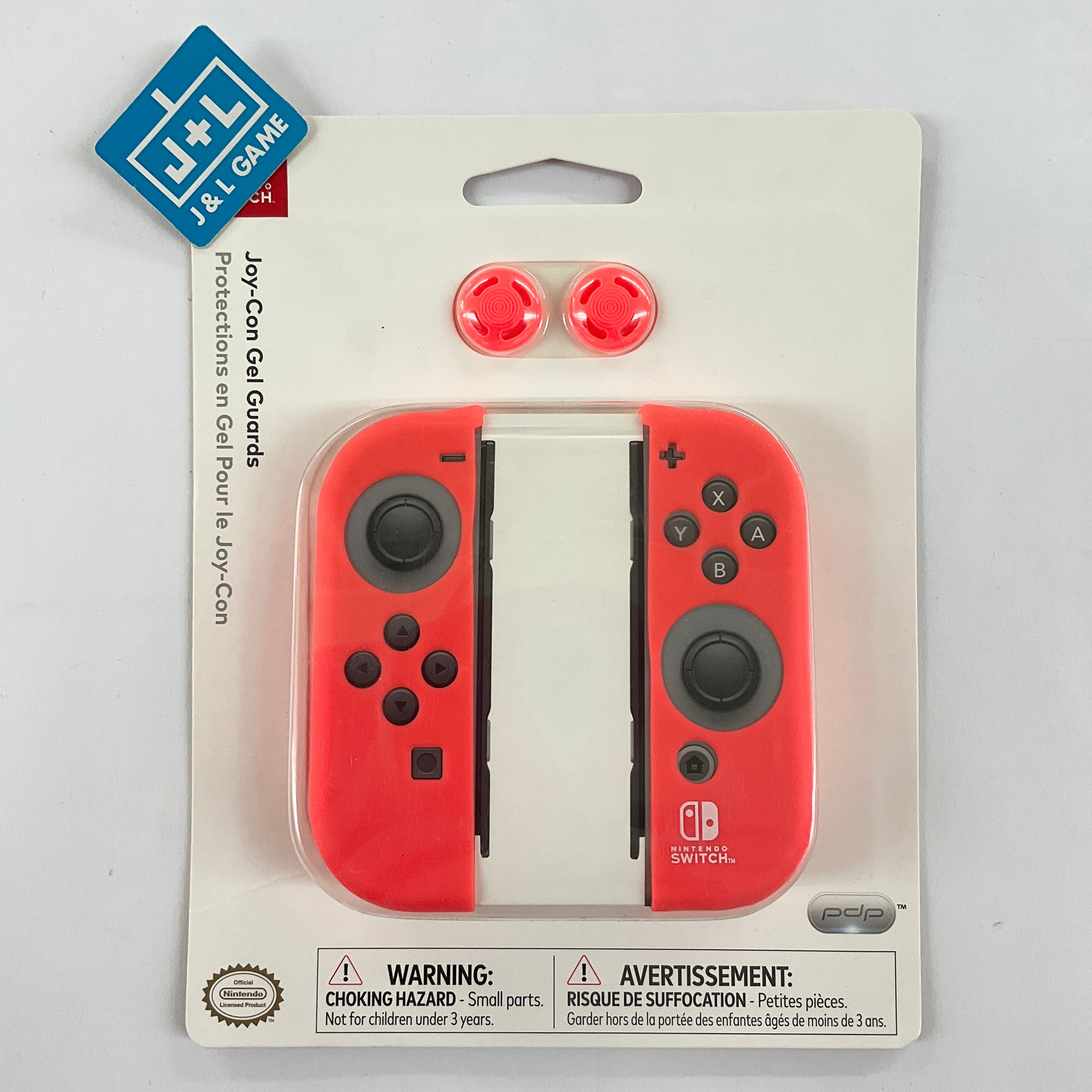 PDP Joy-Con Gel Guards (Red) - (NSW) Nintendo Switch Accessories PDP   