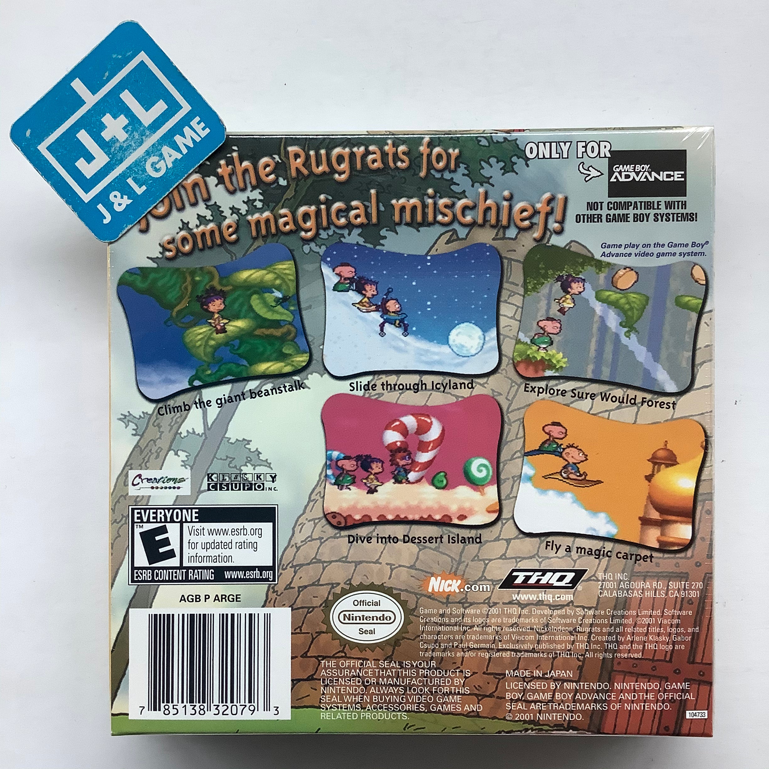 Rugrats: Castle Capers - (GBA) Game Boy Advance Video Games THQ   