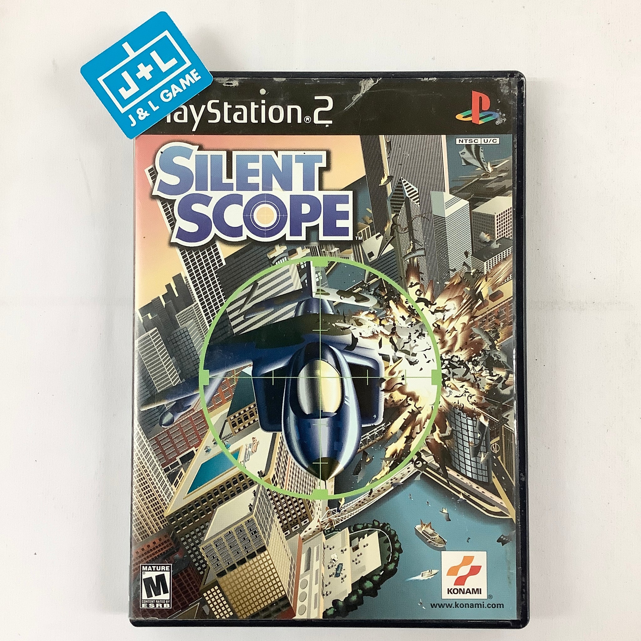Silent Scope - (PS2) PlayStation 2 [Pre-Owned] Video Games Konami   