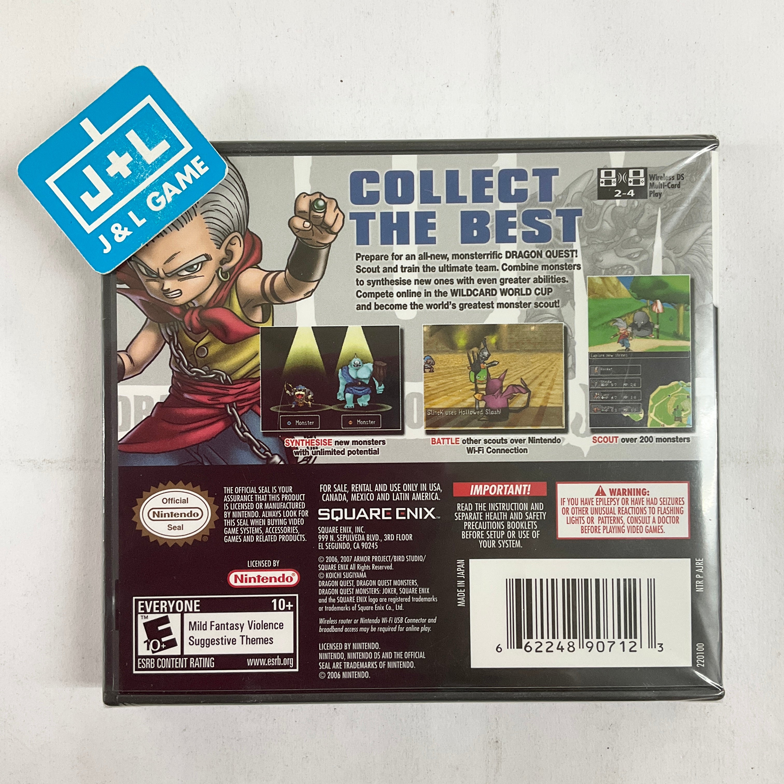 Dragon Quest Monsters: Joker - (NDS) Nintendo DS Video Games Square Enix   