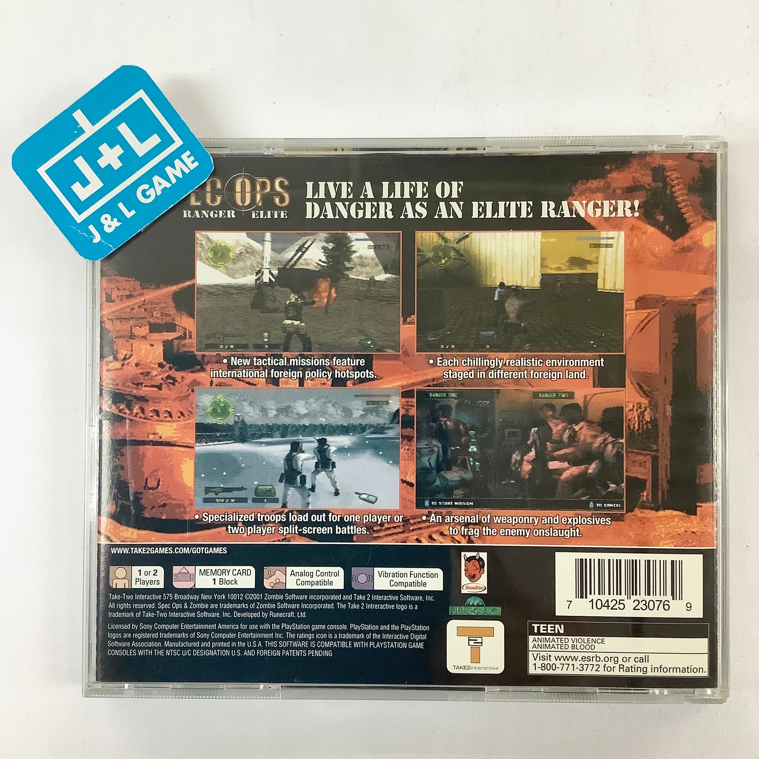 Spec Ops: Ranger Elite - (PS1) PlayStation 1 [Pre-Owned] Video Games Take-Two Interactive   