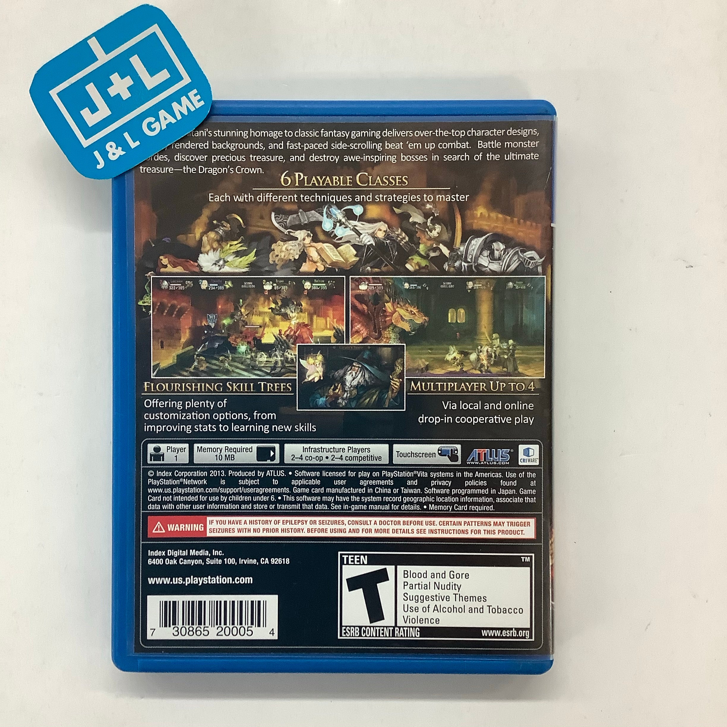 Dragon's Crown - (PSV) PlayStation Vita [Pre-Owned] Video Games Atlus   