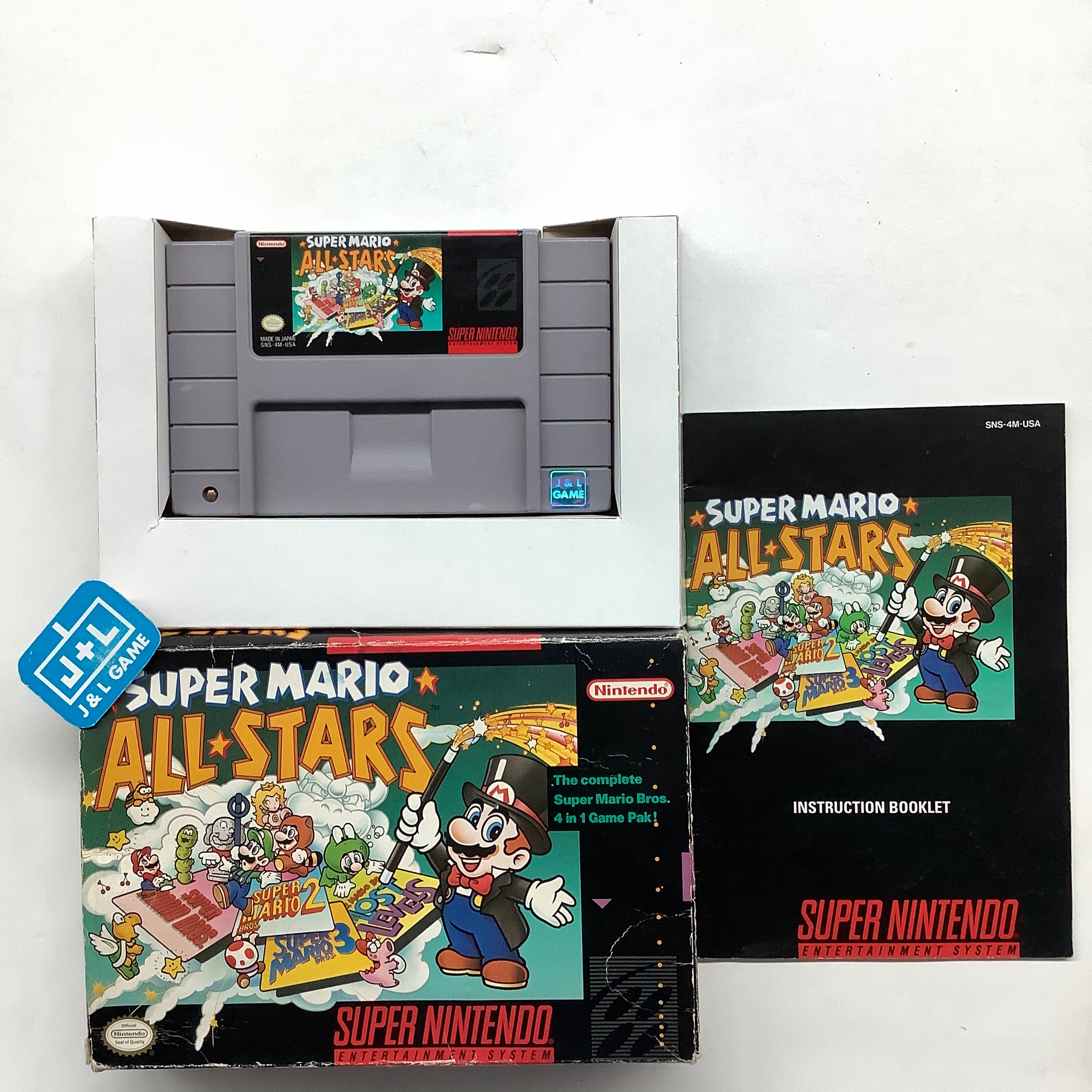 Super Mario All-Stars - (SNES) Super Nintendo [Pre-Owned Super Mario All-Stars - (SNES) Super Nintendo [Pre-Owned