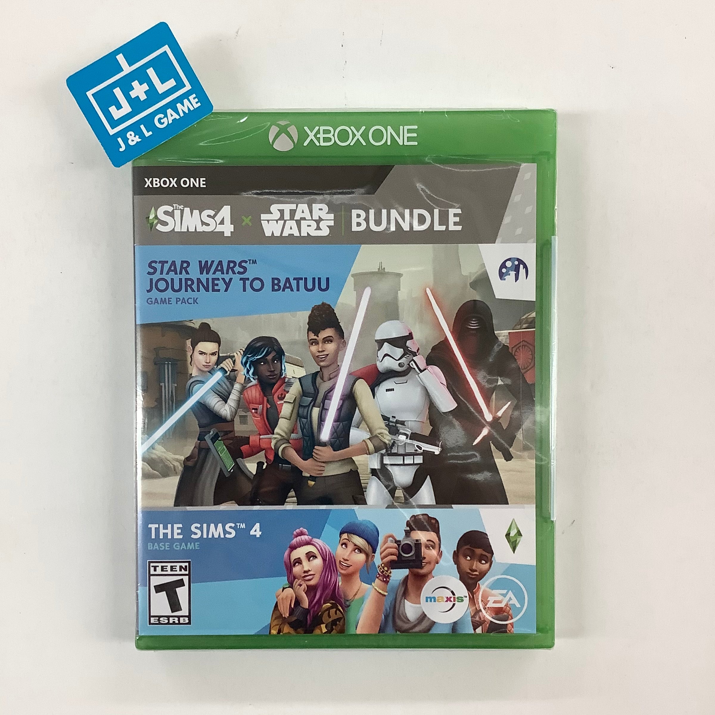 The Sims 4 Plus Star Wars Journey to Batuu Bundle - (XB1) Xbox One Video Games Electronic Arts   
