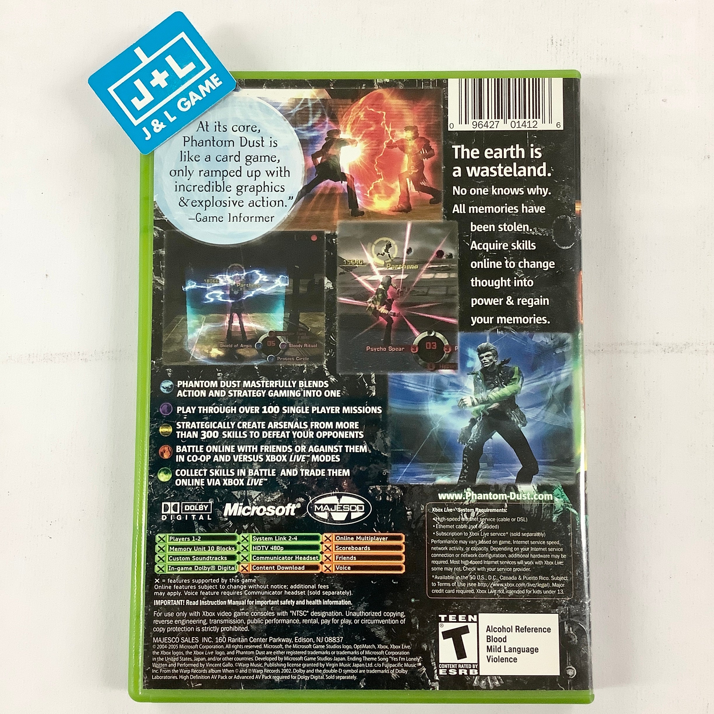 Phantom Dust - (XB) Xbox [Pre-Owned] Video Games Majesco   