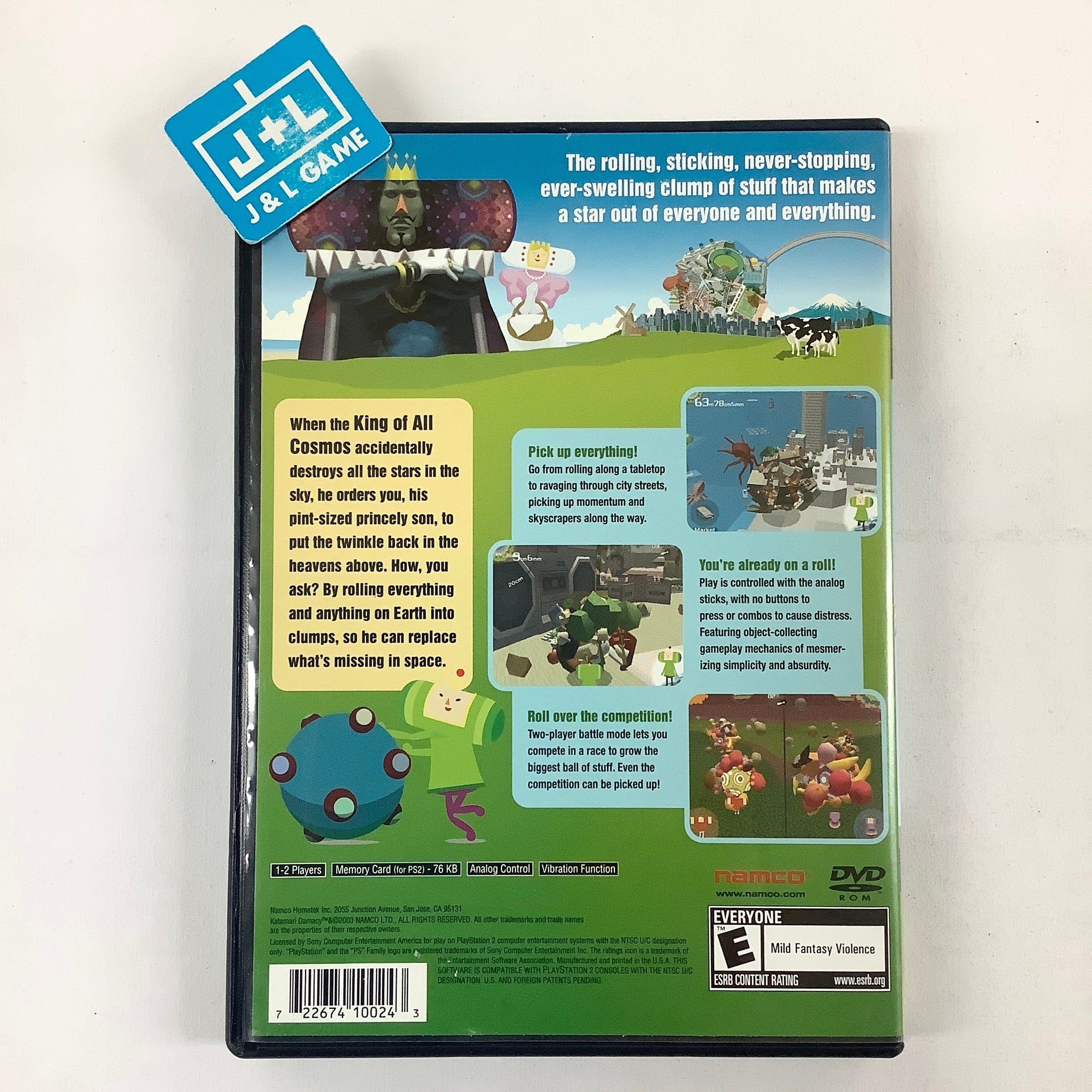 Katamari Damacy - (PS2) PlayStation 2 [Pre-Owned] Video Games BANDAI NAMCO Entertainment   