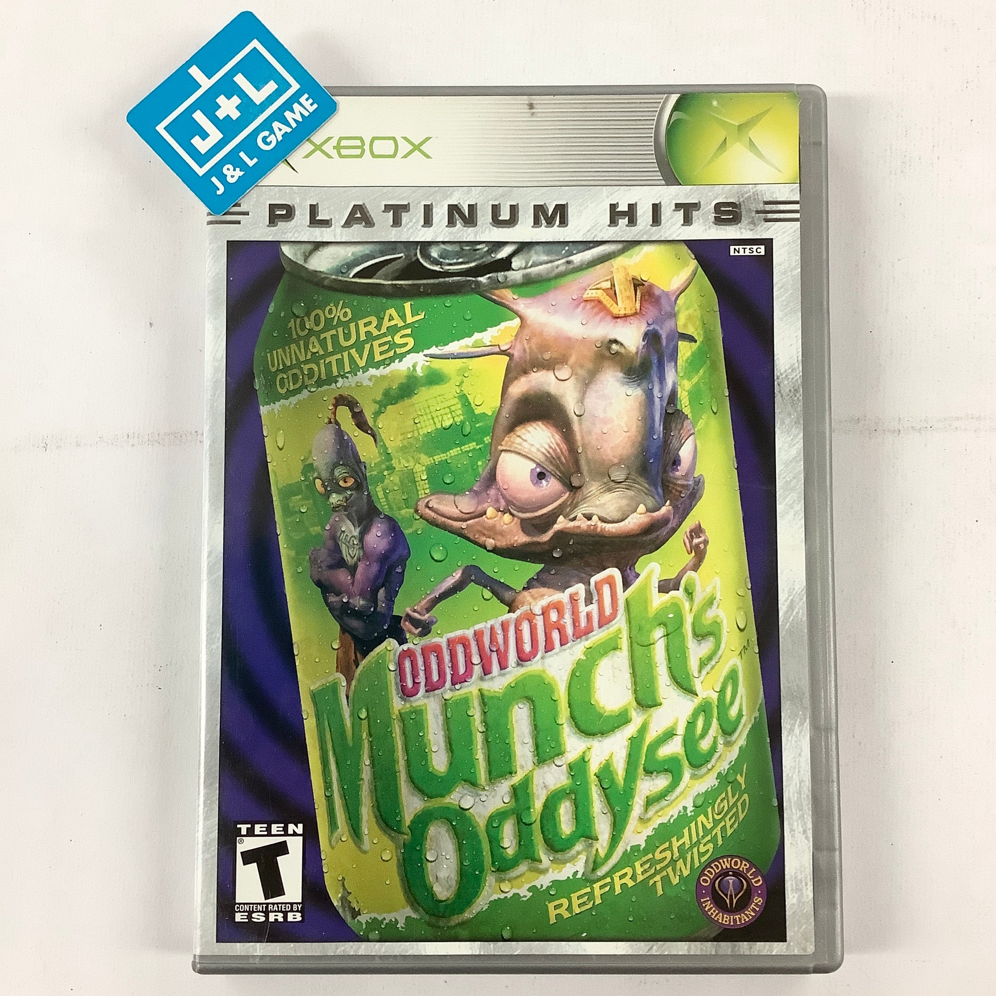Oddworld: Munch's Oddysee  (Platinum Hits) - (XB) Xbox [Pre-Owned] Video Games Microsoft Game Studios   