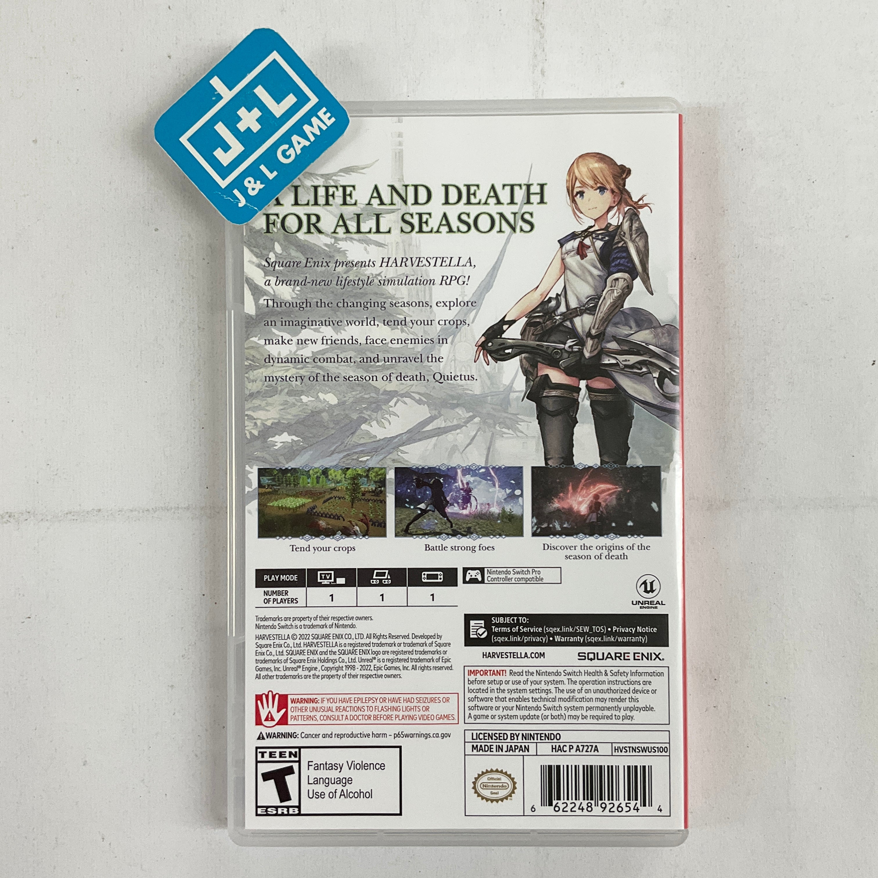 Harvestella - (NSW) Nintendo Switch [Pre-Owned] Video Games Square Enix   