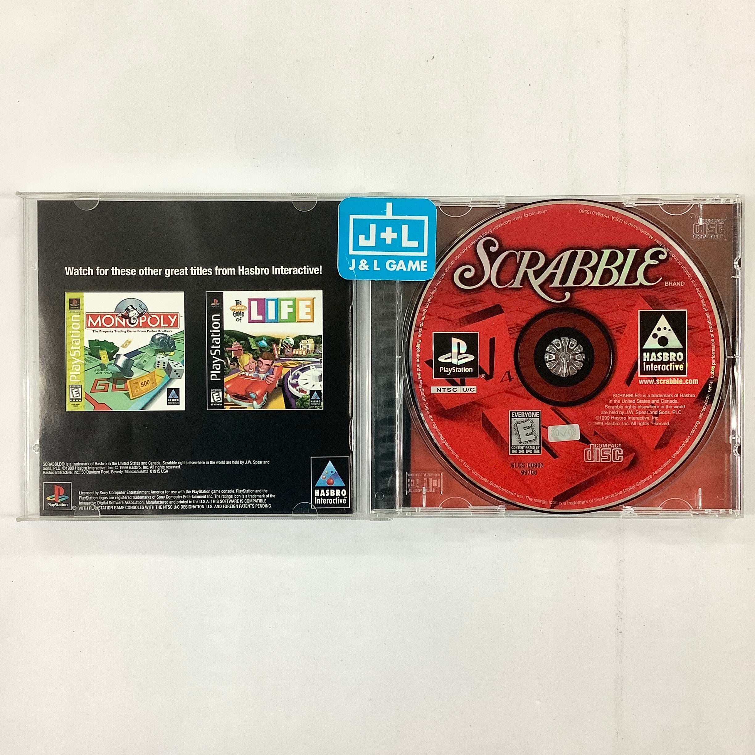 Scrabble - (PS1) PlayStation 1 [Pre-Owned] Video Games Hasbro Interactive   