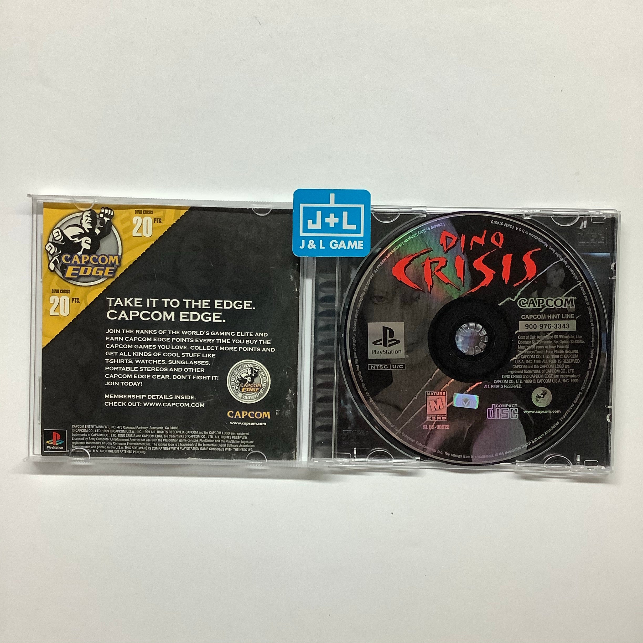 Dino Crisis - (PS1) PlayStation 1 [Pre-Owned] Video Games Capcom   