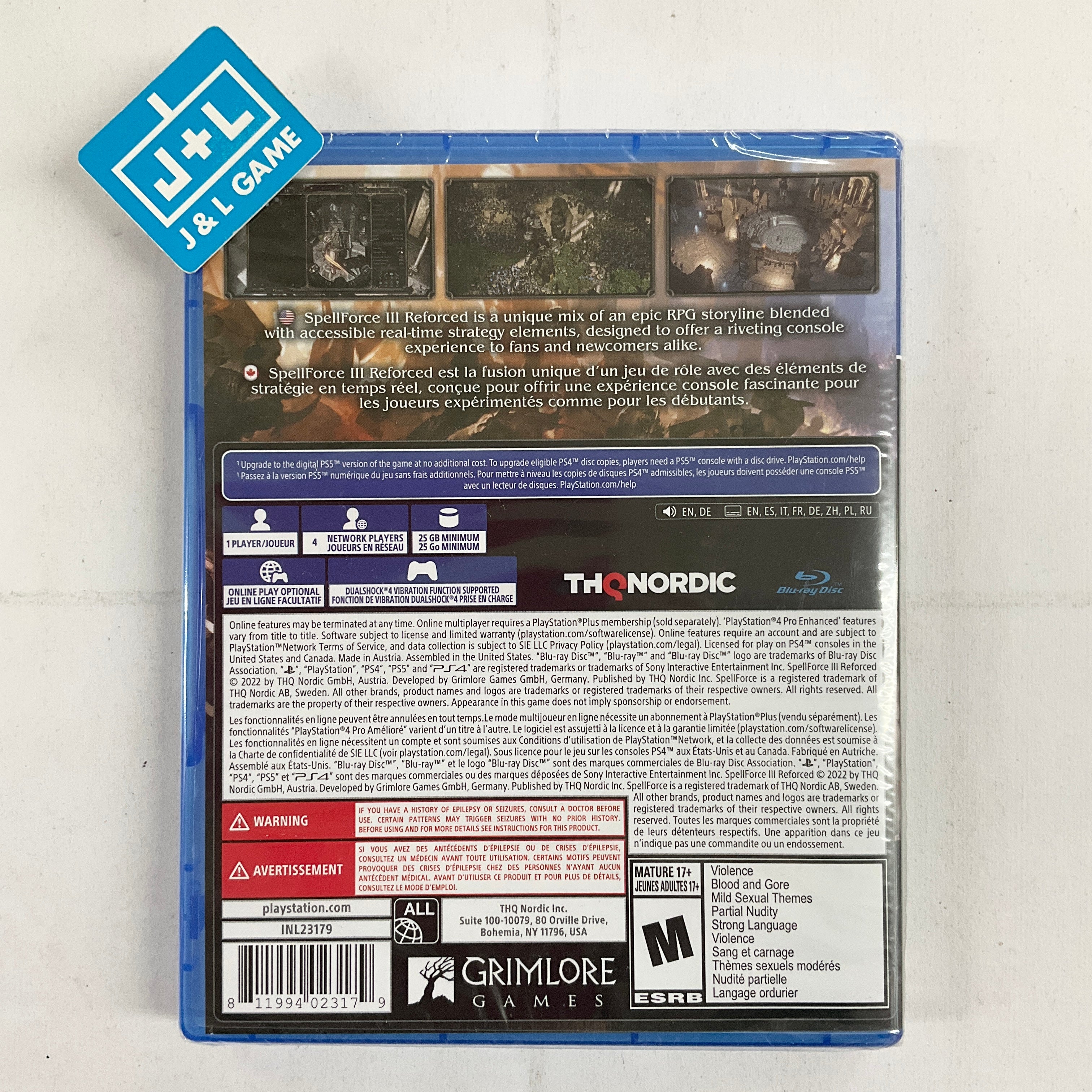 SpellForce III Reforced - (PS4) PlayStation 4 Video Games THQ Nordic   