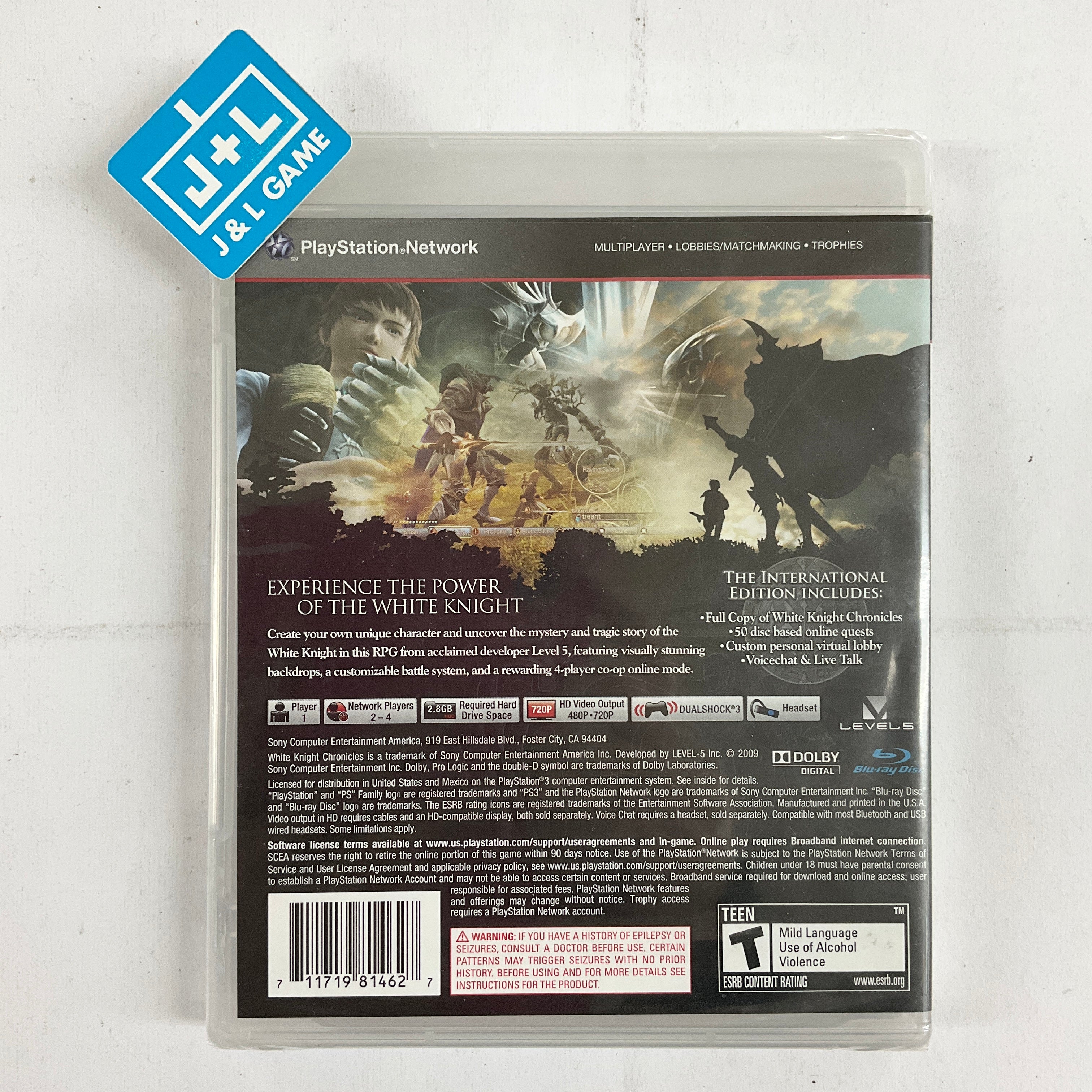 White Knight Chronicles International Edition - (PS3) PlayStation 3 Video Games SCEA   