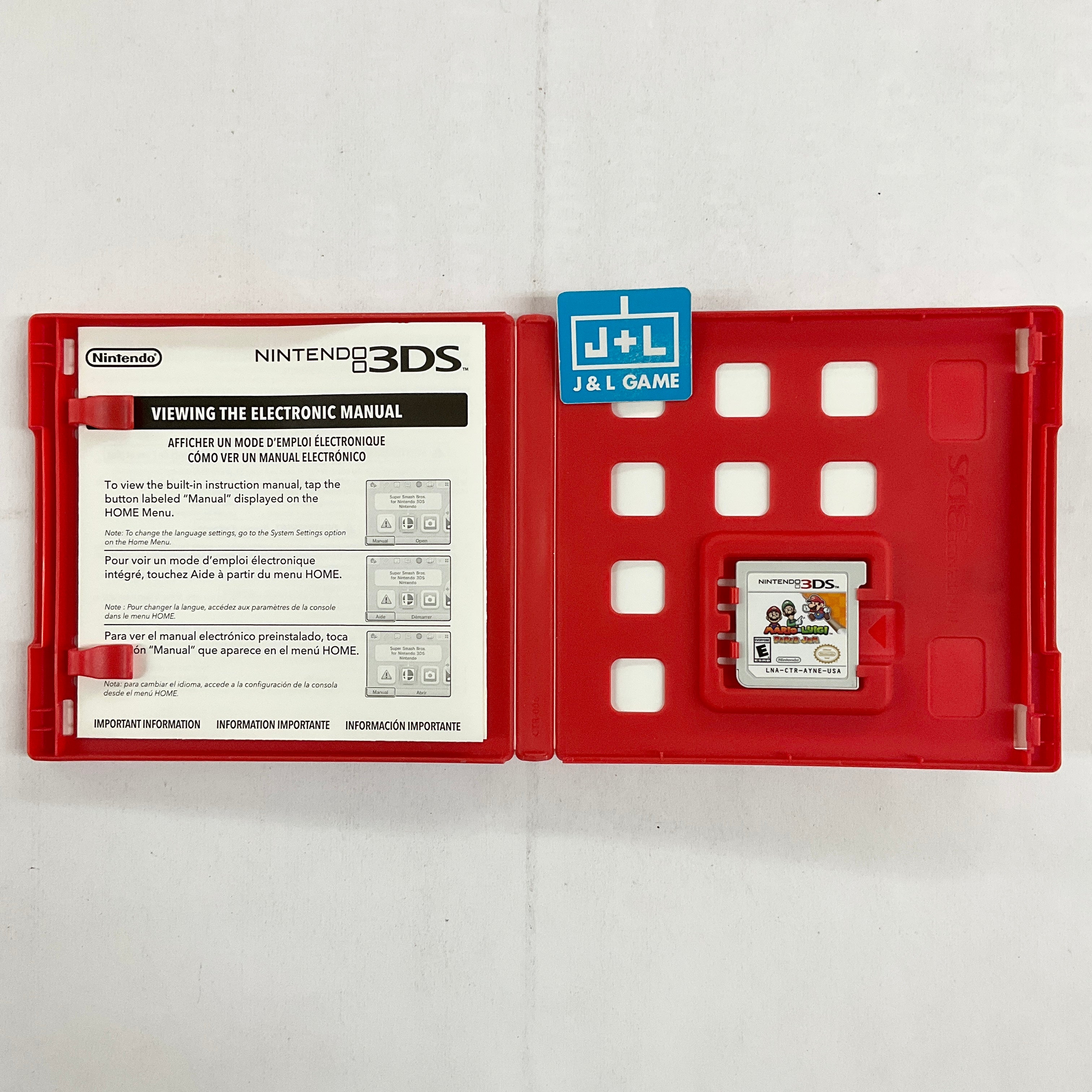 Mario & Luigi: Paper Jam - Nintendo 3DS [Pre-Owned] Video Games Nintendo   