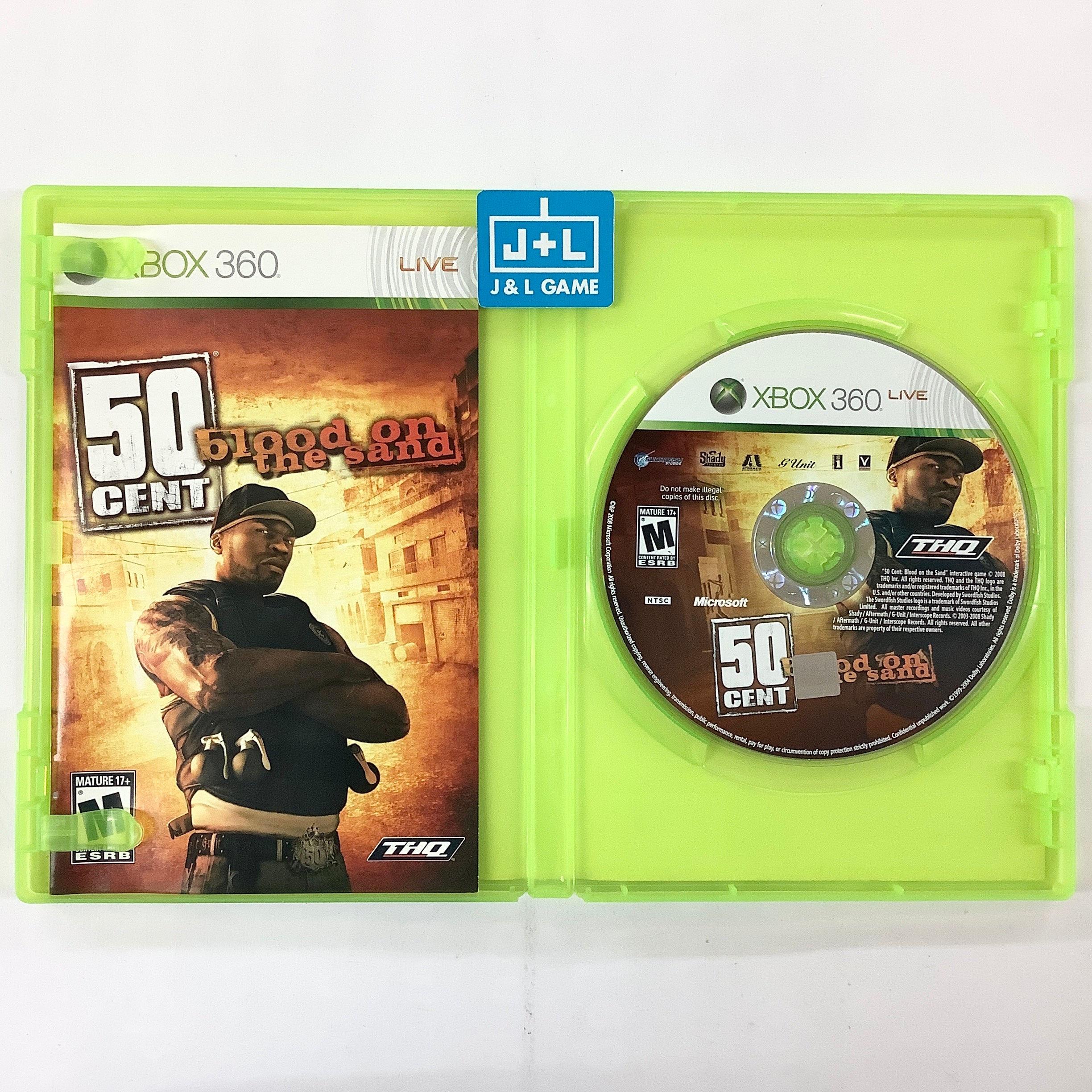 50 Cent: Blood on the Sand - Xbox 360 [Pre-Owned] Video Games THQ   