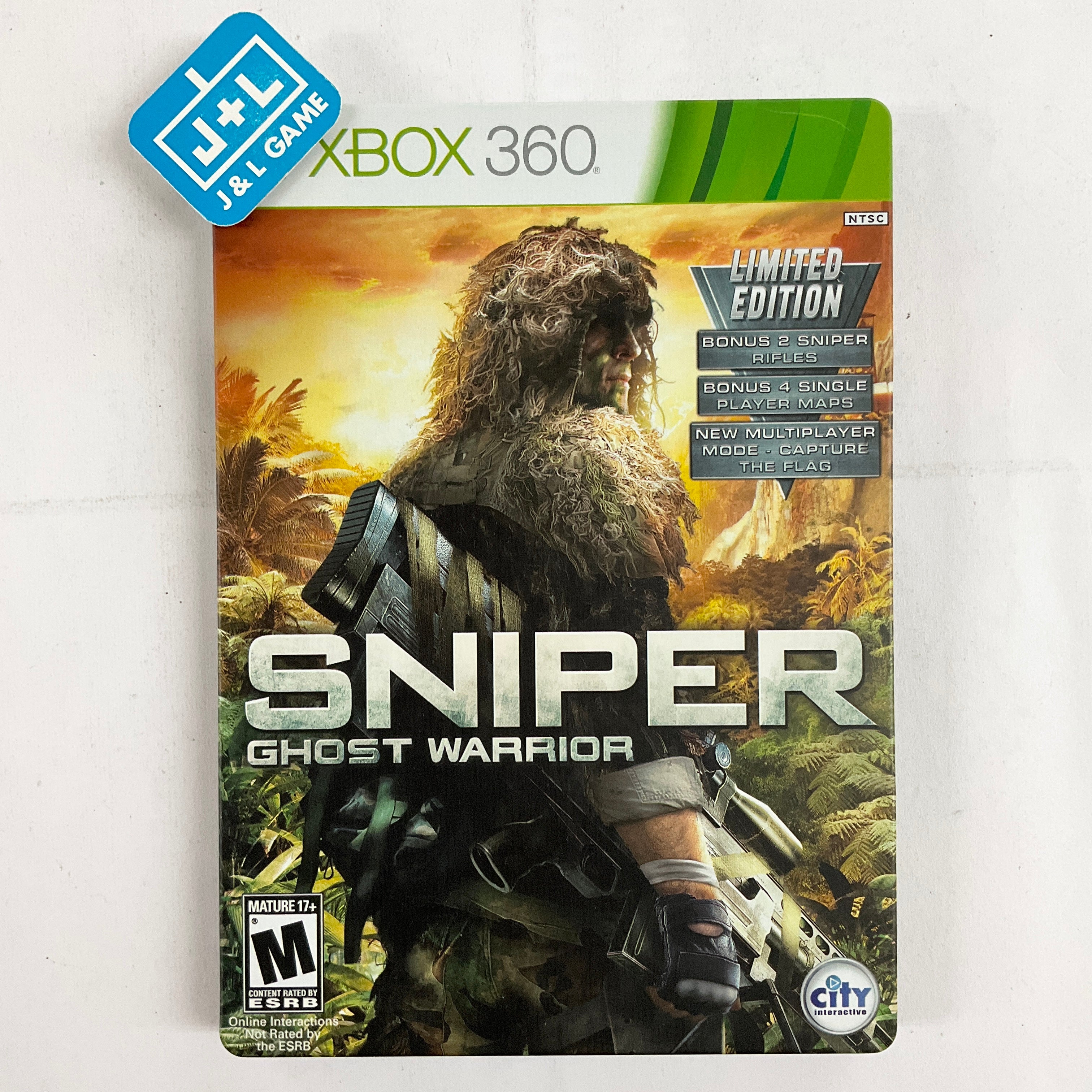 Sniper: Ghost Warrior (Limited Edition) - Xbox 360 [Pre-Owned] Video Games City Interactive   