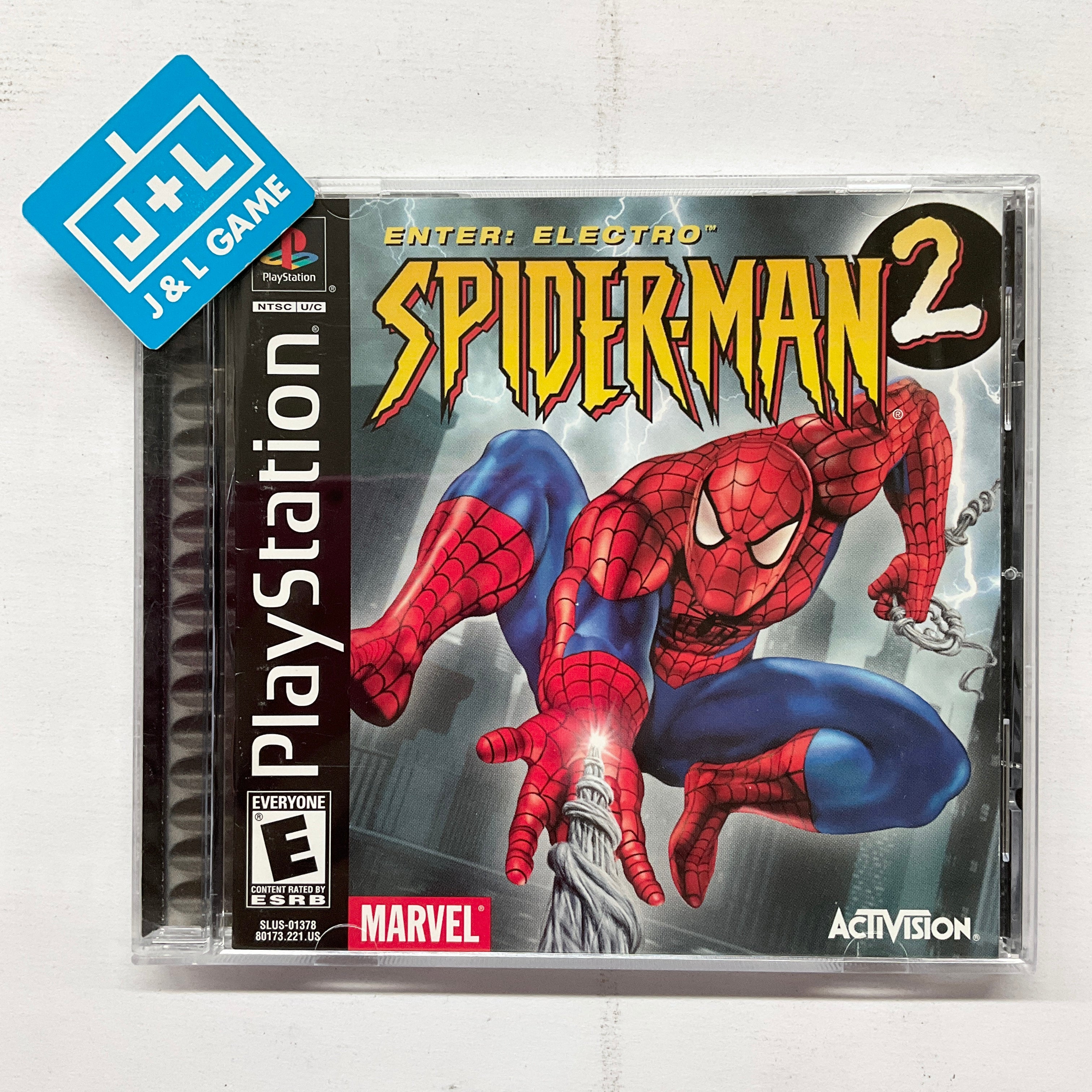 Spider-Man 2: Enter: Electro - (PS1) PlayStation 1 [Pre-Owned] Video Games Activision   