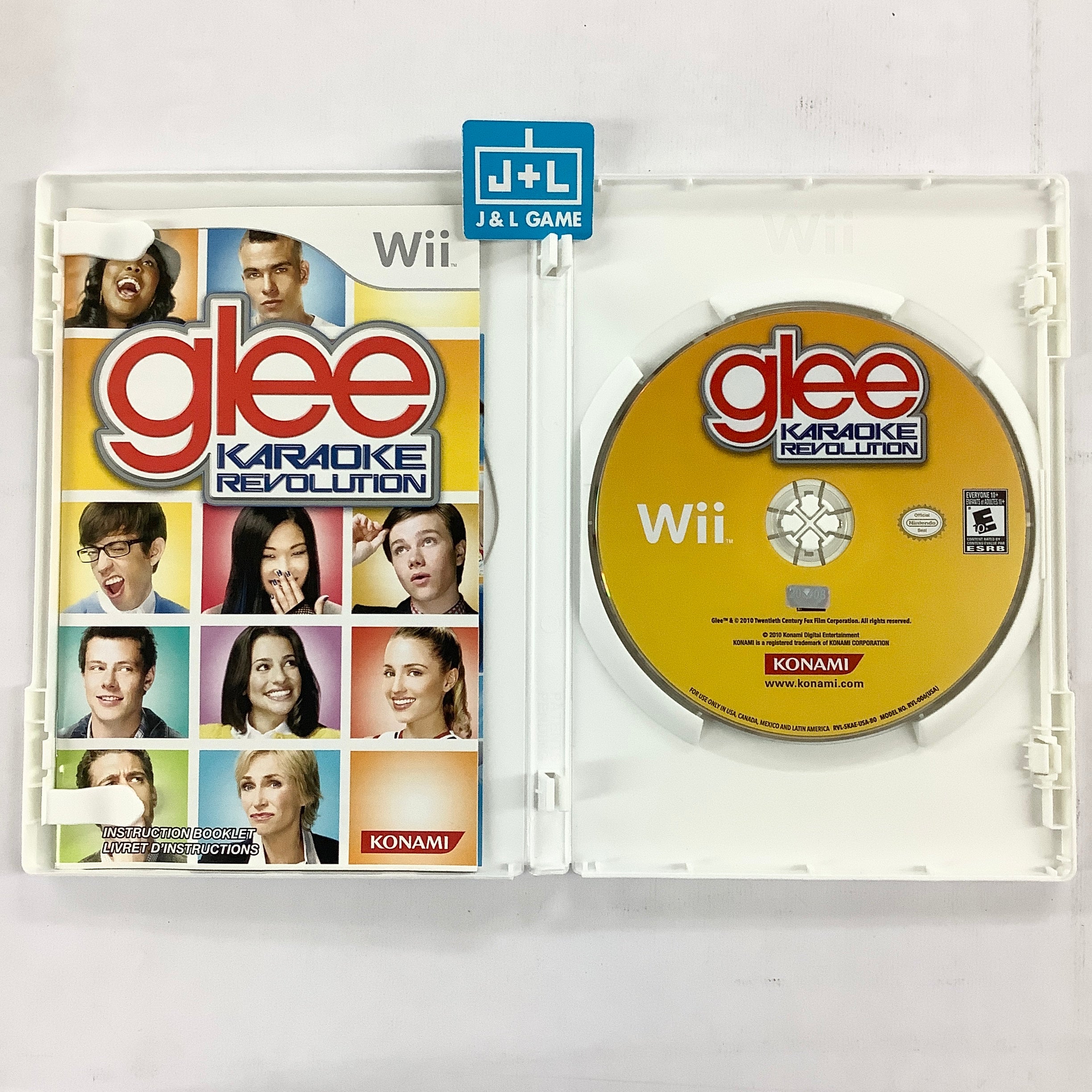 Karaoke Revolution Glee (Game Only) - Nintendo Wii [Pre-Owned] Video Games Konami   