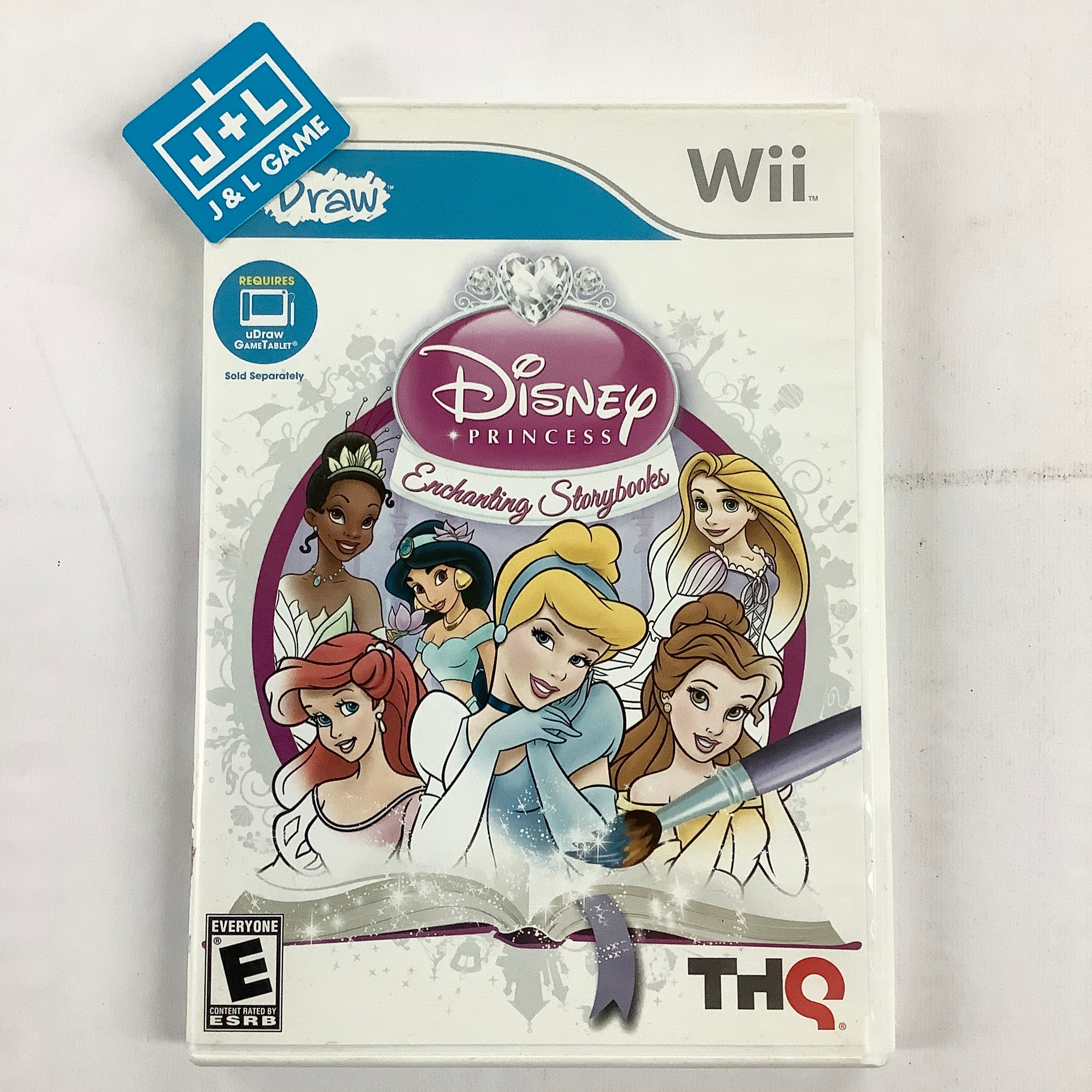 uDraw: Disney Princess: Enchanting Storybooks - Nintendo Wii [Pre-Owned] Video Games THQ   