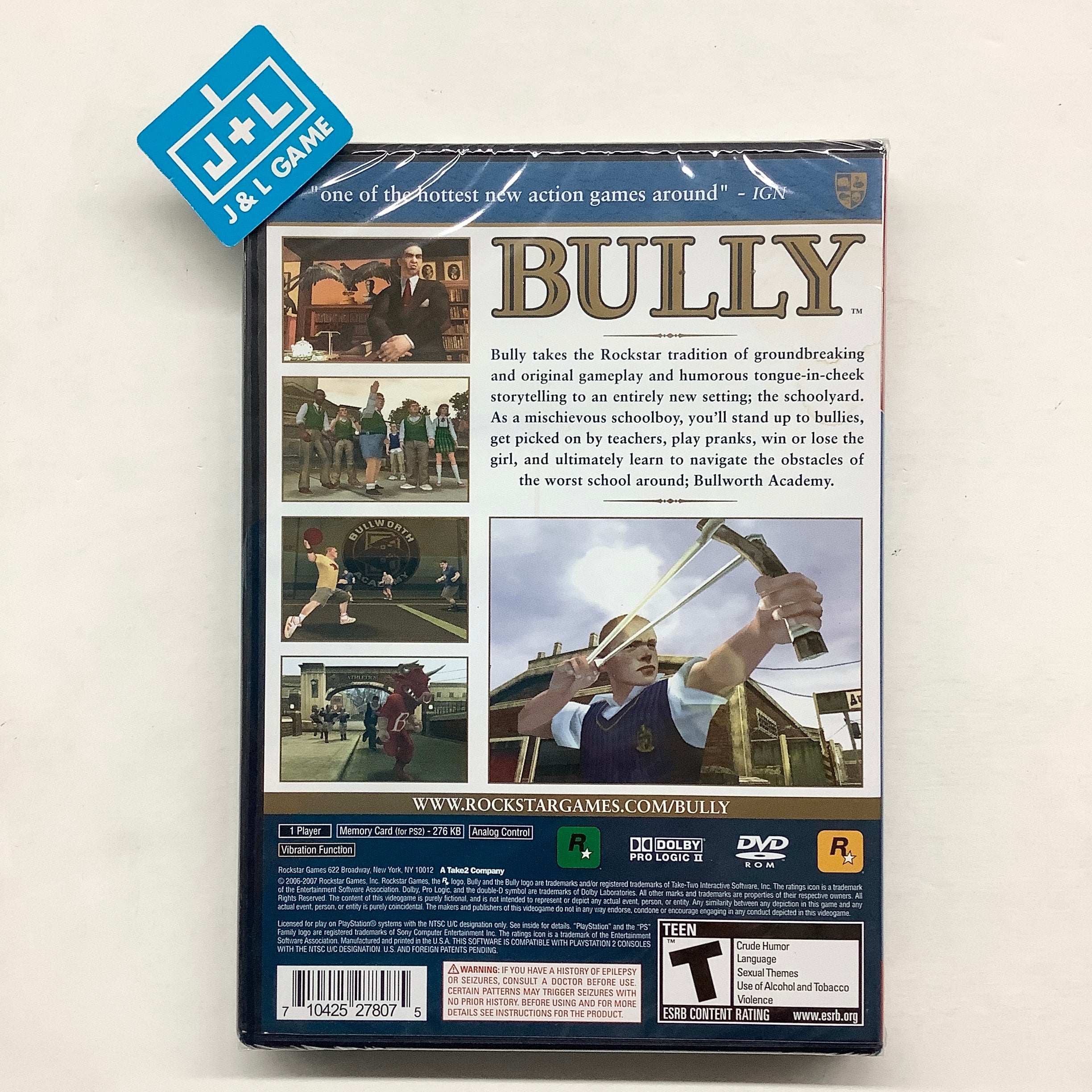 Bully (Greatest Hits) - (PS2) PlayStation 2 Video Games Rockstar Games   