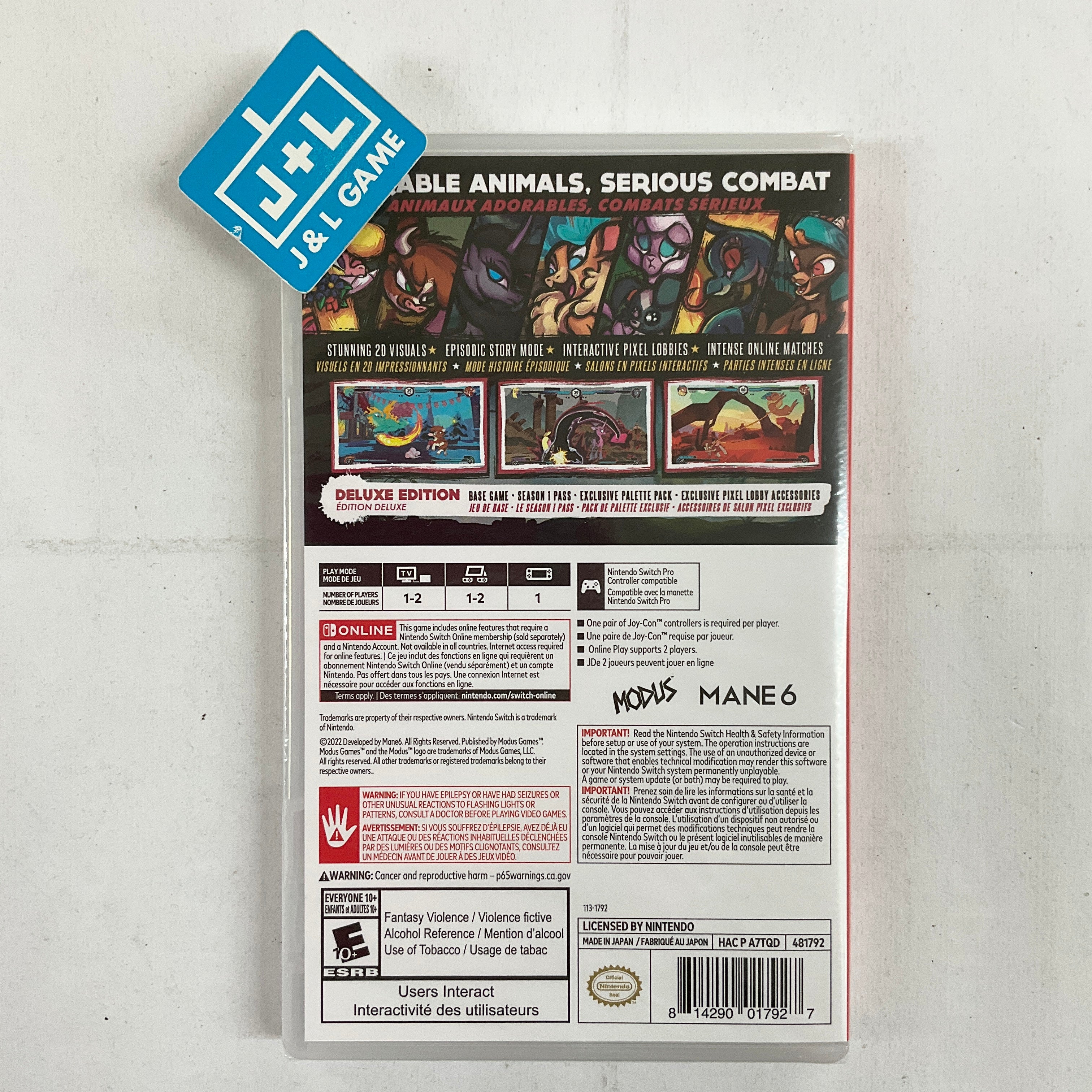 Them's Fighting Herds: Deluxe Edition - (NSW) Nintendo Switch Video Games Modus   