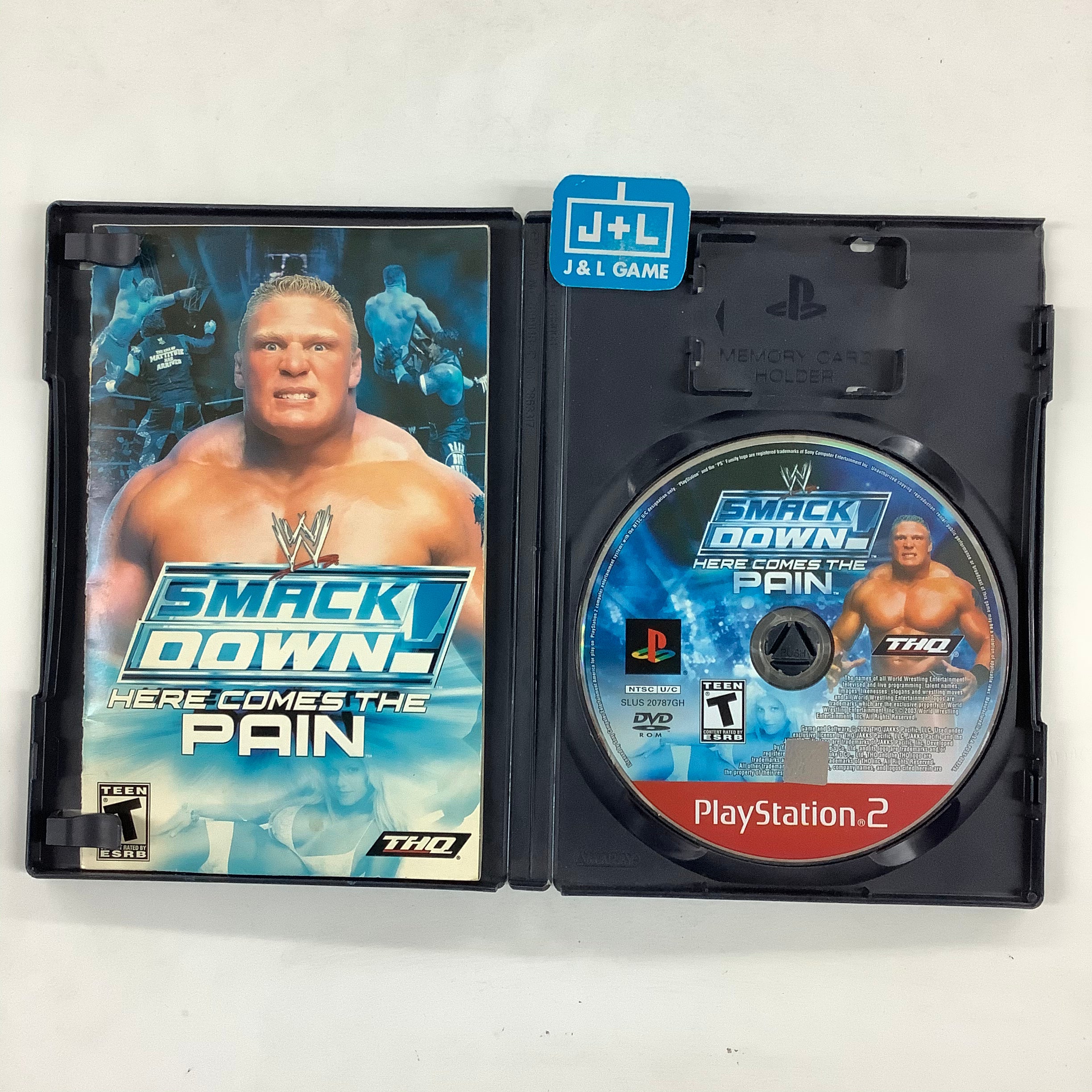 WWE SmackDown! Here Comes the Pain (Greatest Hits) - (PS2) PlayStation 2 [Pre-Owned] Video Games THQ   