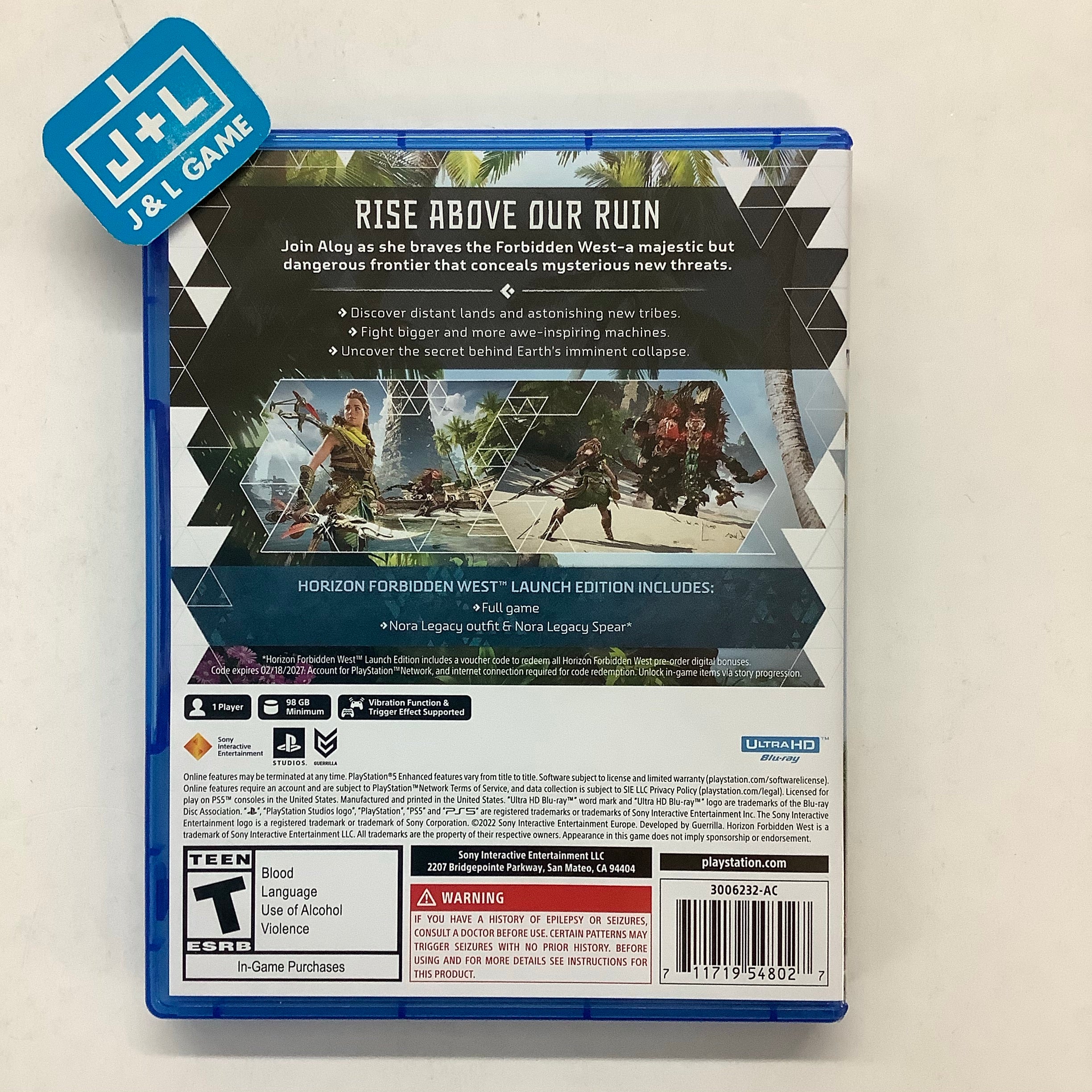 Horizon Forbidden West Launch Edition - (PS5) PlayStation 5 [UNBOXING] Video Games PlayStation   
