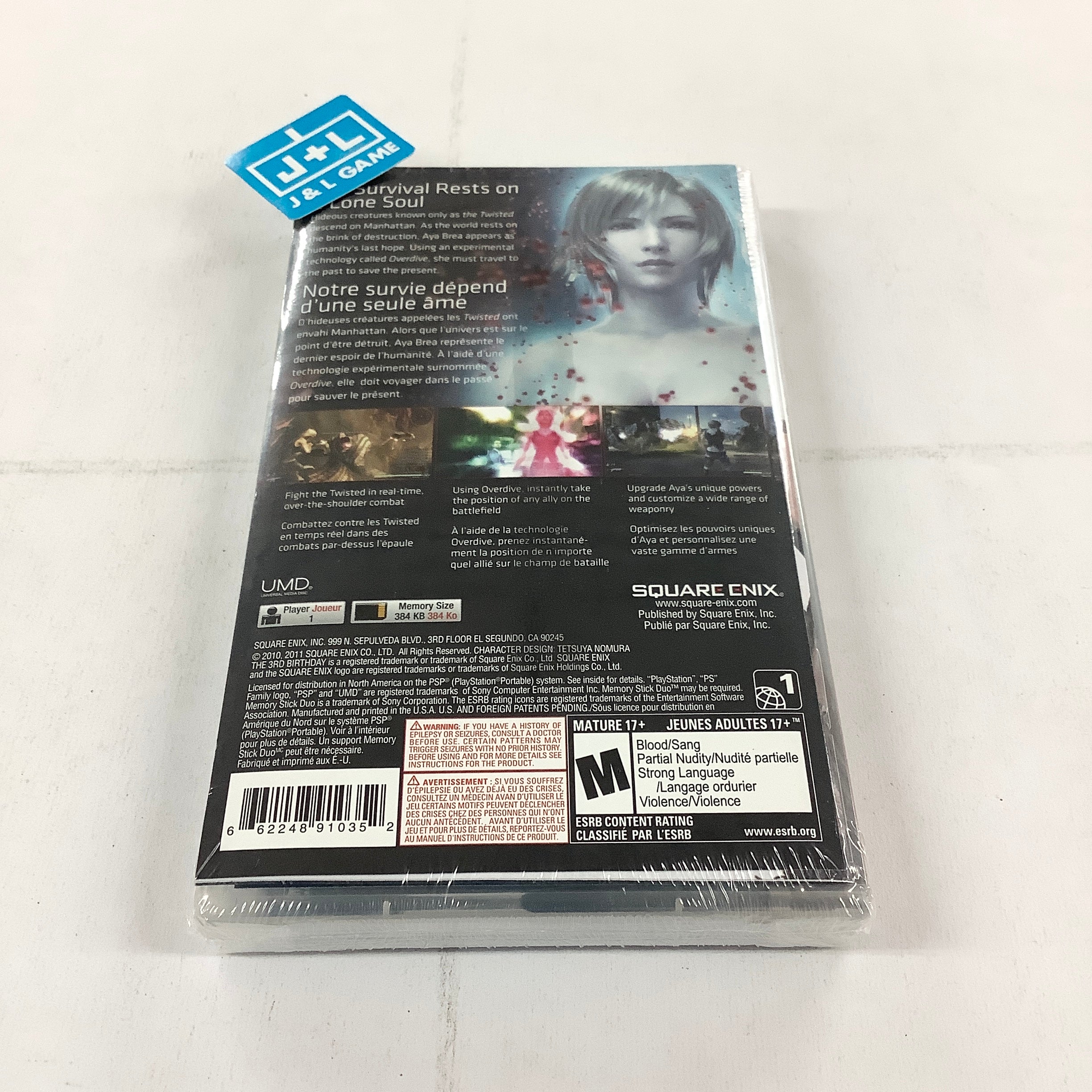 The 3rd Birthday - Sony PSP Video Games Square Enix   