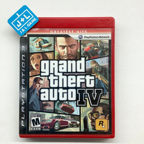 Grand Theft Auto IV (Greatest Hits) - (PS3) PlayStation 3 [Pre-Owned] Video Games Rockstar Games   
