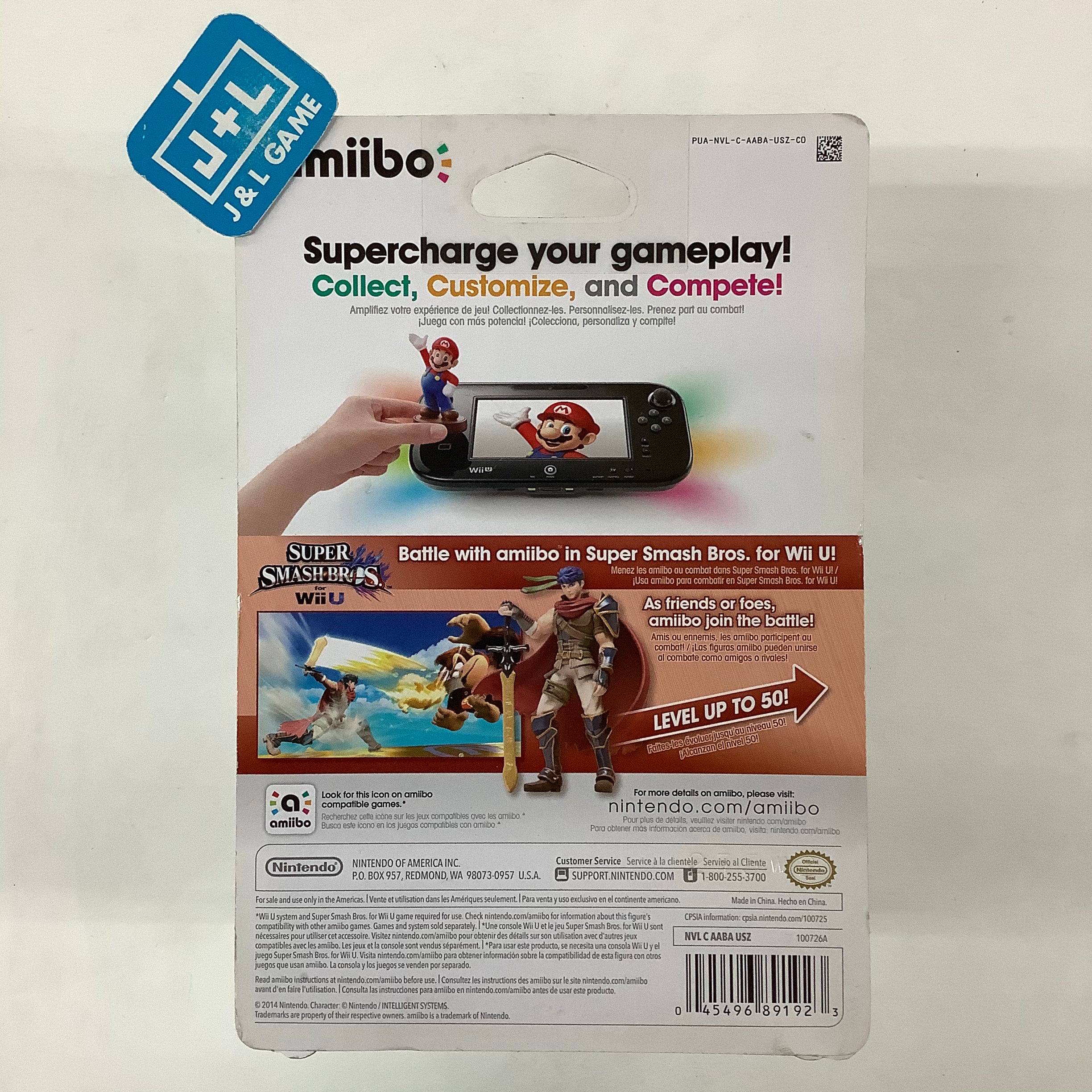 Ike (Super Smash Bros. series) - Nintendo WiiU Amiibo Amiibo Nintendo   