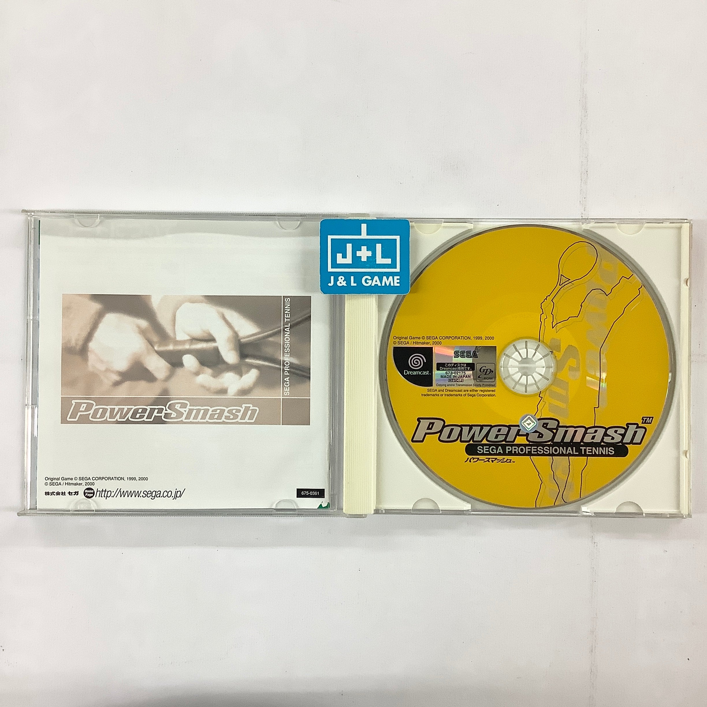 Sega Professional Tennis: Power Smash - (DC) SEGA Dreamcast [Pre-Owned] (Japanese Import) Video Games Sega   