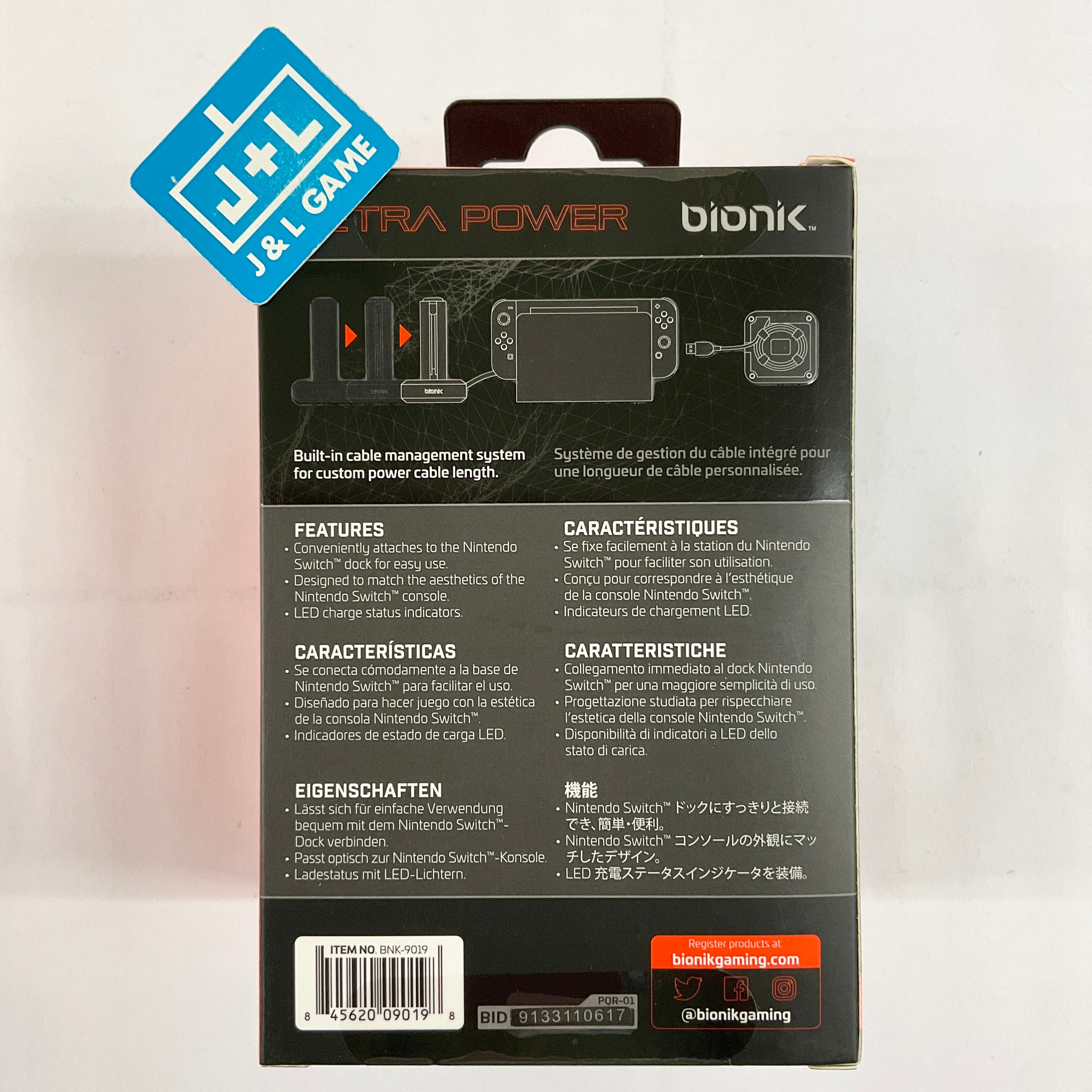 Bionik Tetra Power Joy-Con Charging Dock - (NSW) Nintendo Switch Accessories Bionik   