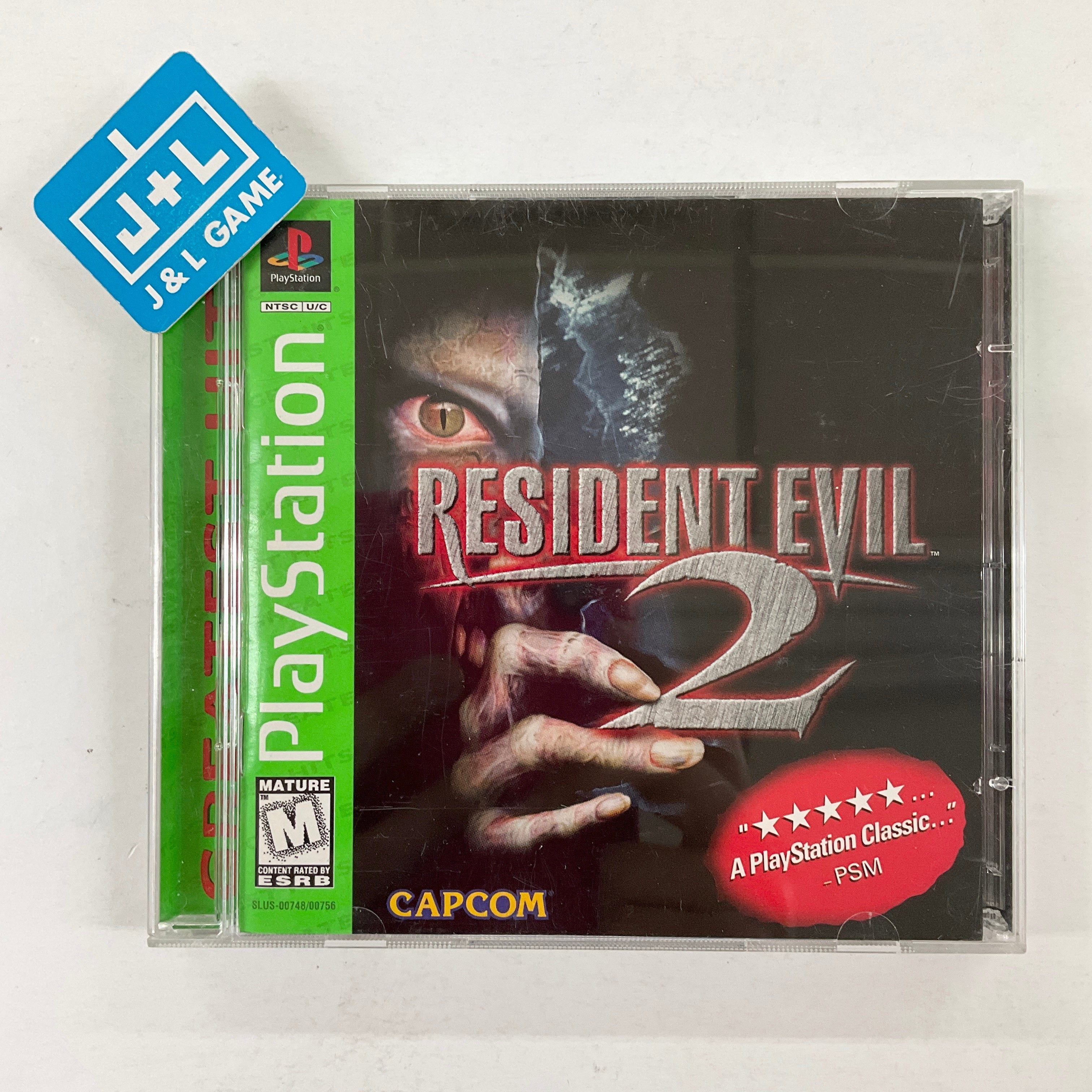 Resident Evil 2 (Greatest Hits) - (PS1) PlayStation 1 [Pre-Owned] Video Games Capcom   