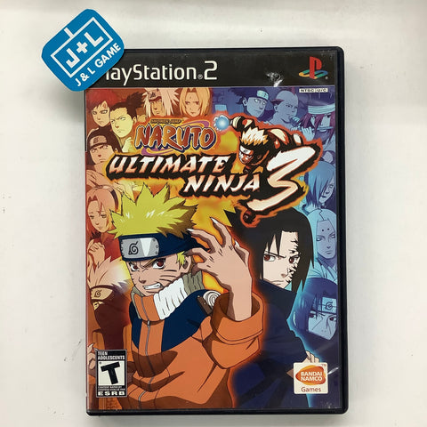 Naruto: Ultimate Ninja 3 - (PS2) PlayStation 2 [Pre-Owned] Video Games Namco Bandai Games   