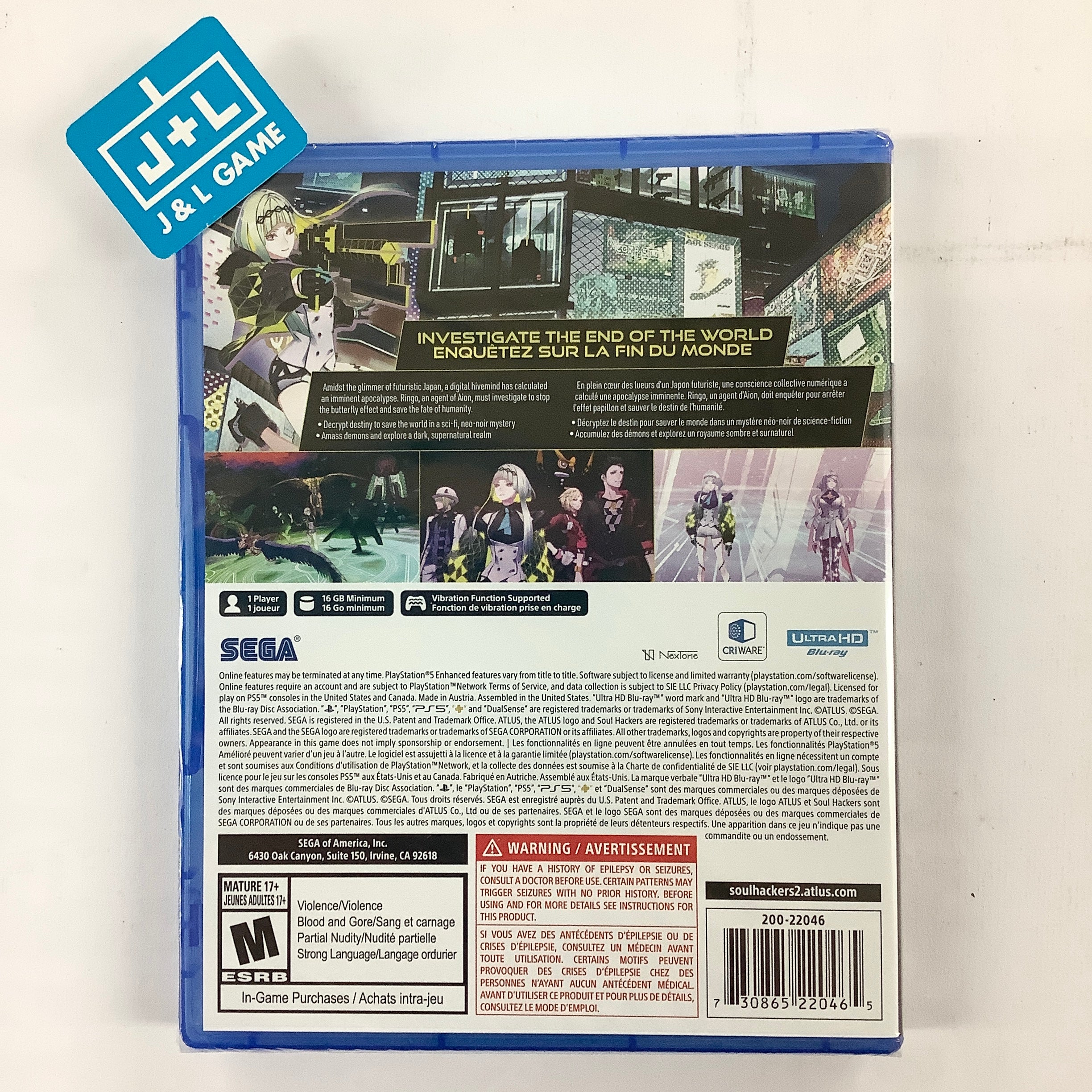 Soul Hackers 2: Launch Edition - (PS5) PlayStation 5 Video Games SEGA   