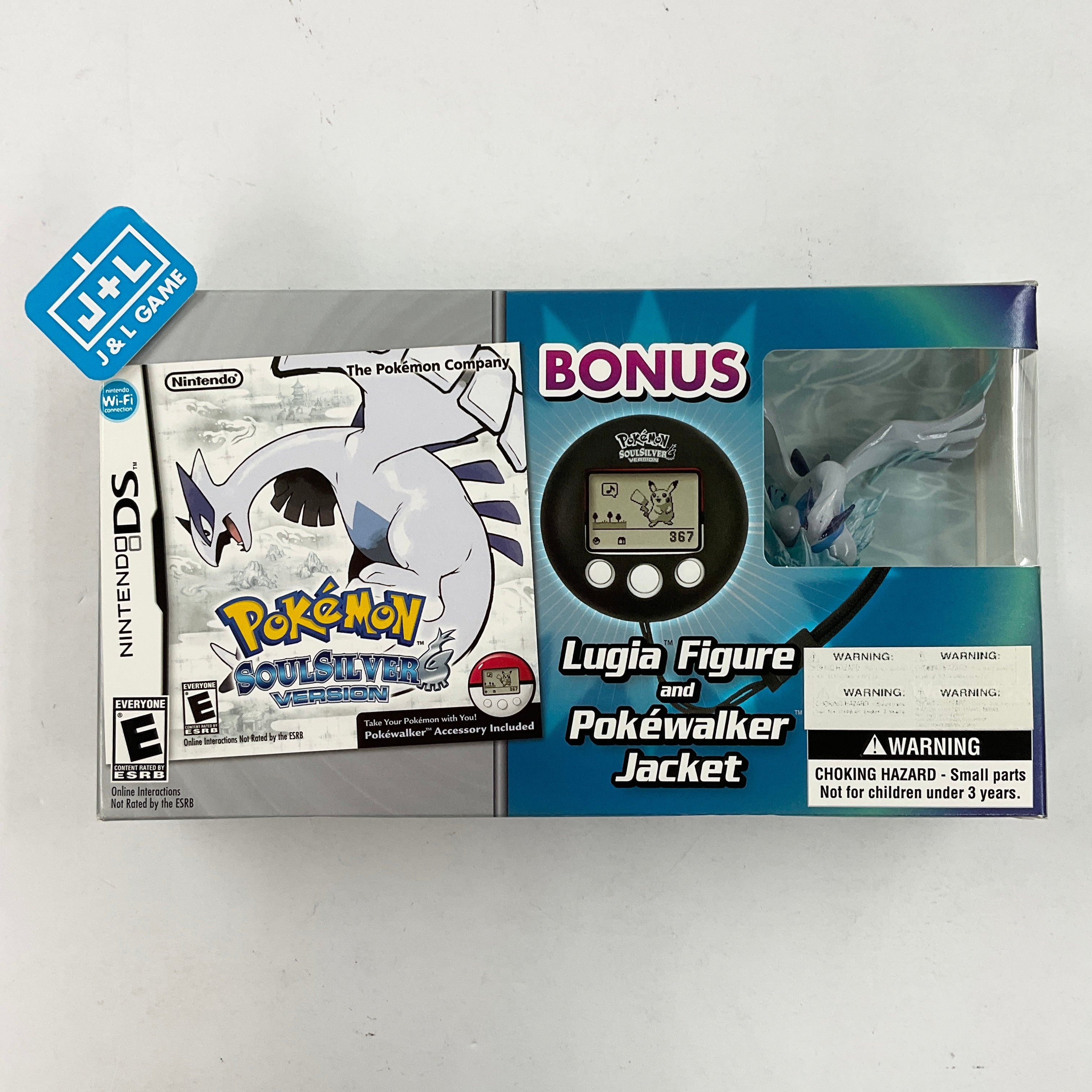Pokemon SoulSilver Version (w/Bonus Figure & Pokewalker Jacket) (#2) - (NDS) Nintendo DS Video Games Nintendo   
