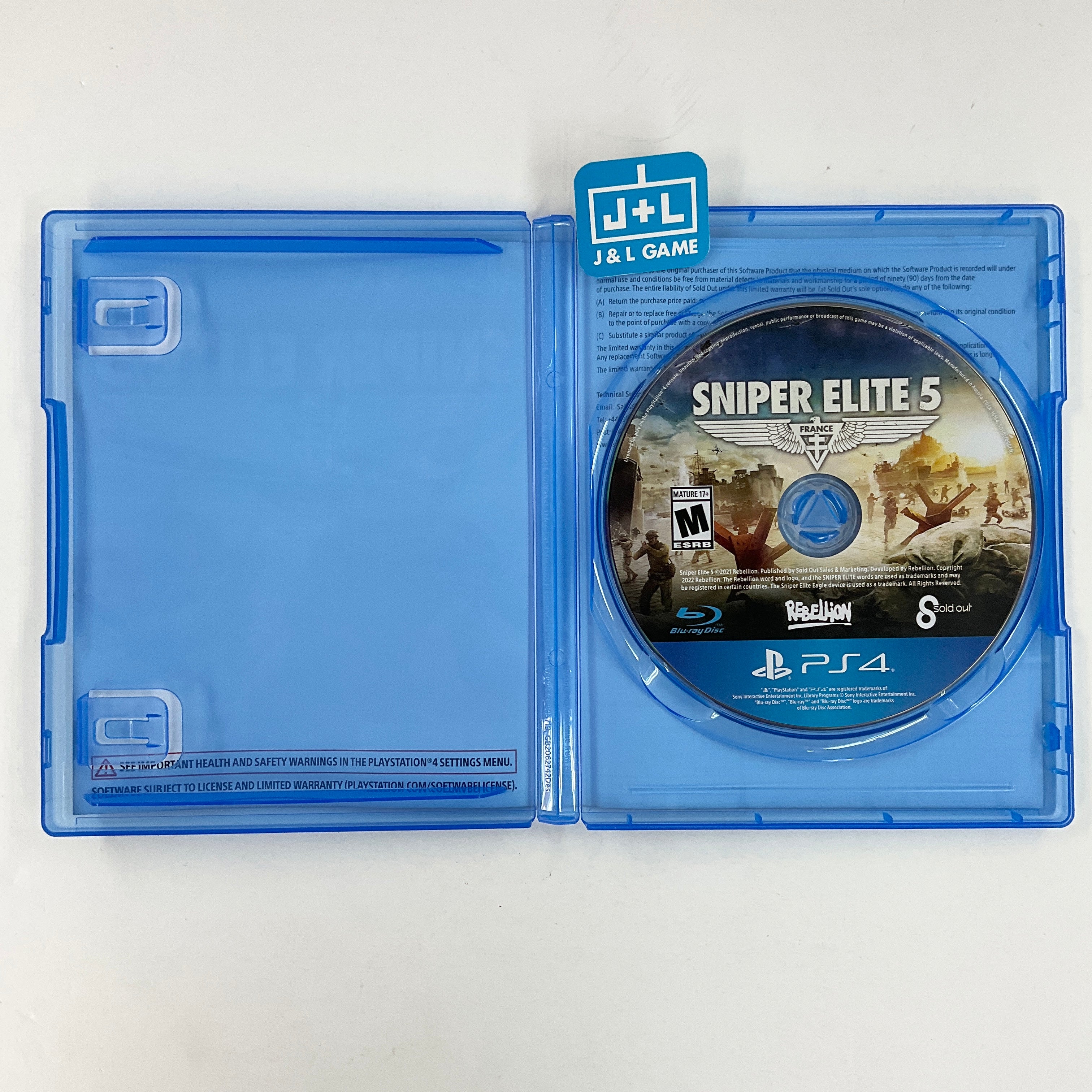 Sniper Elite 5 - (PS4) PlayStation 4 [UNBOXING] Video Games Sold Out   