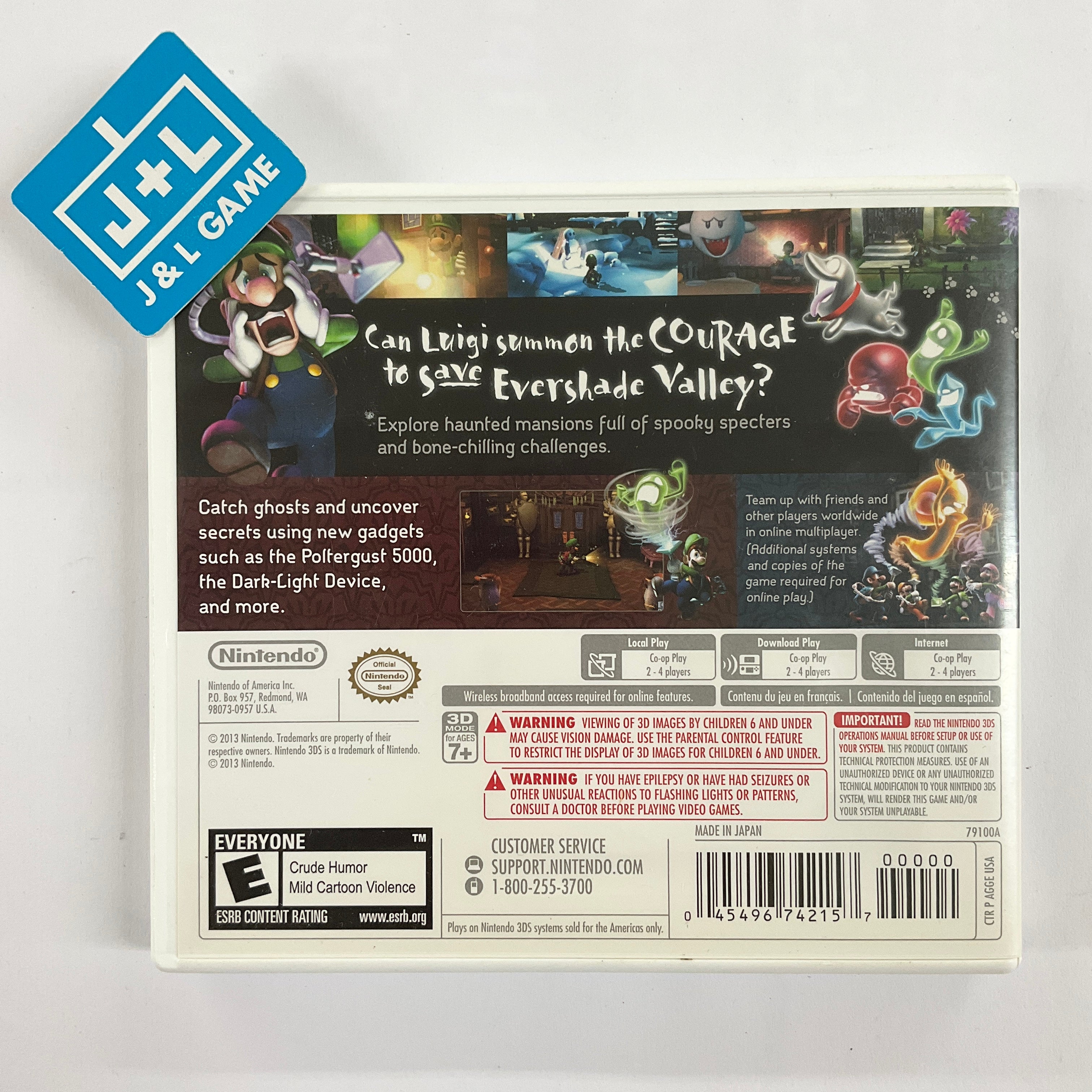 Luigi's Mansion: Dark Moon - Nintendo 3DS [Pre-Owned] Video Games Nintendo   