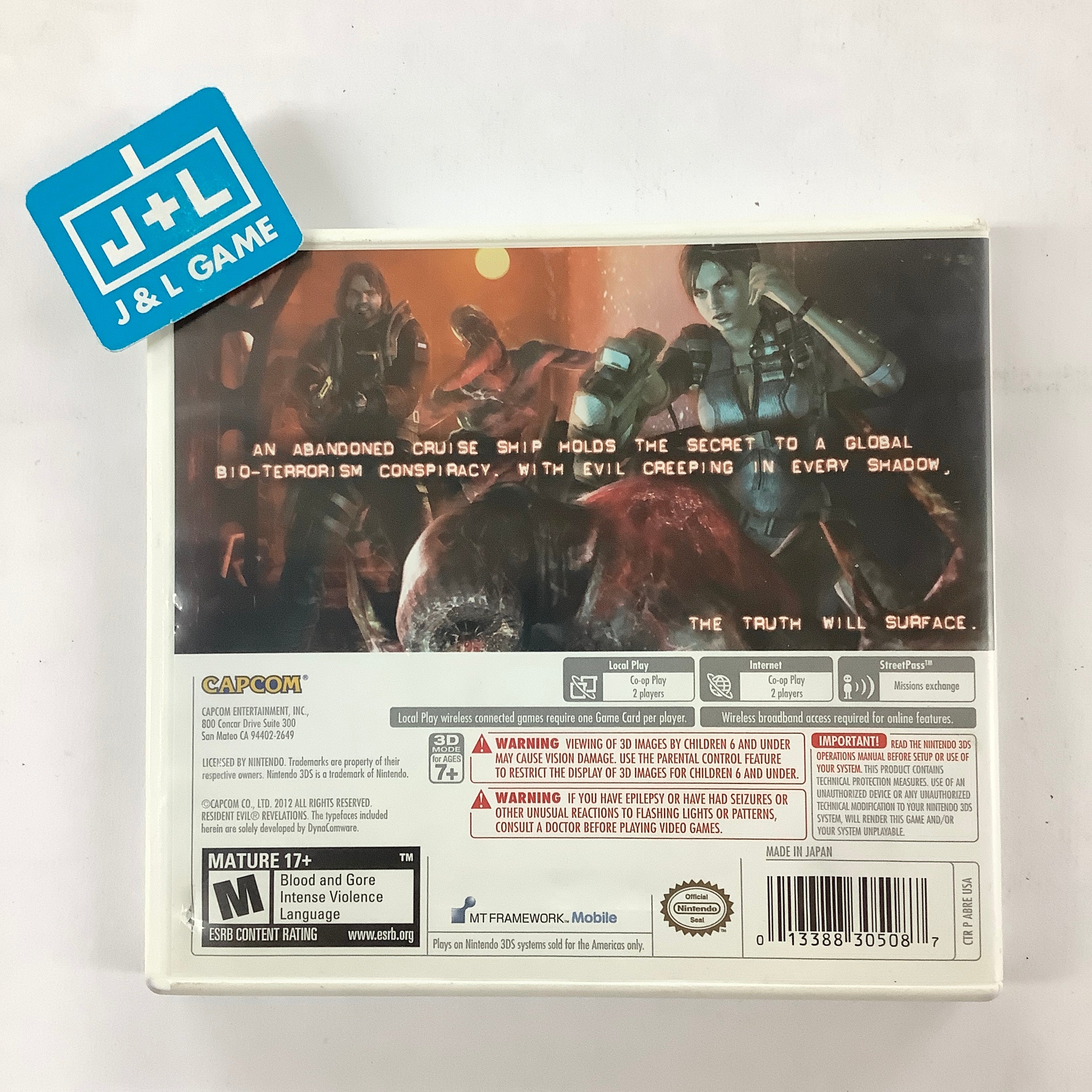Resident Evil Revelations - Nintendo 3DS [Pre-Owned] Video Games Capcom   