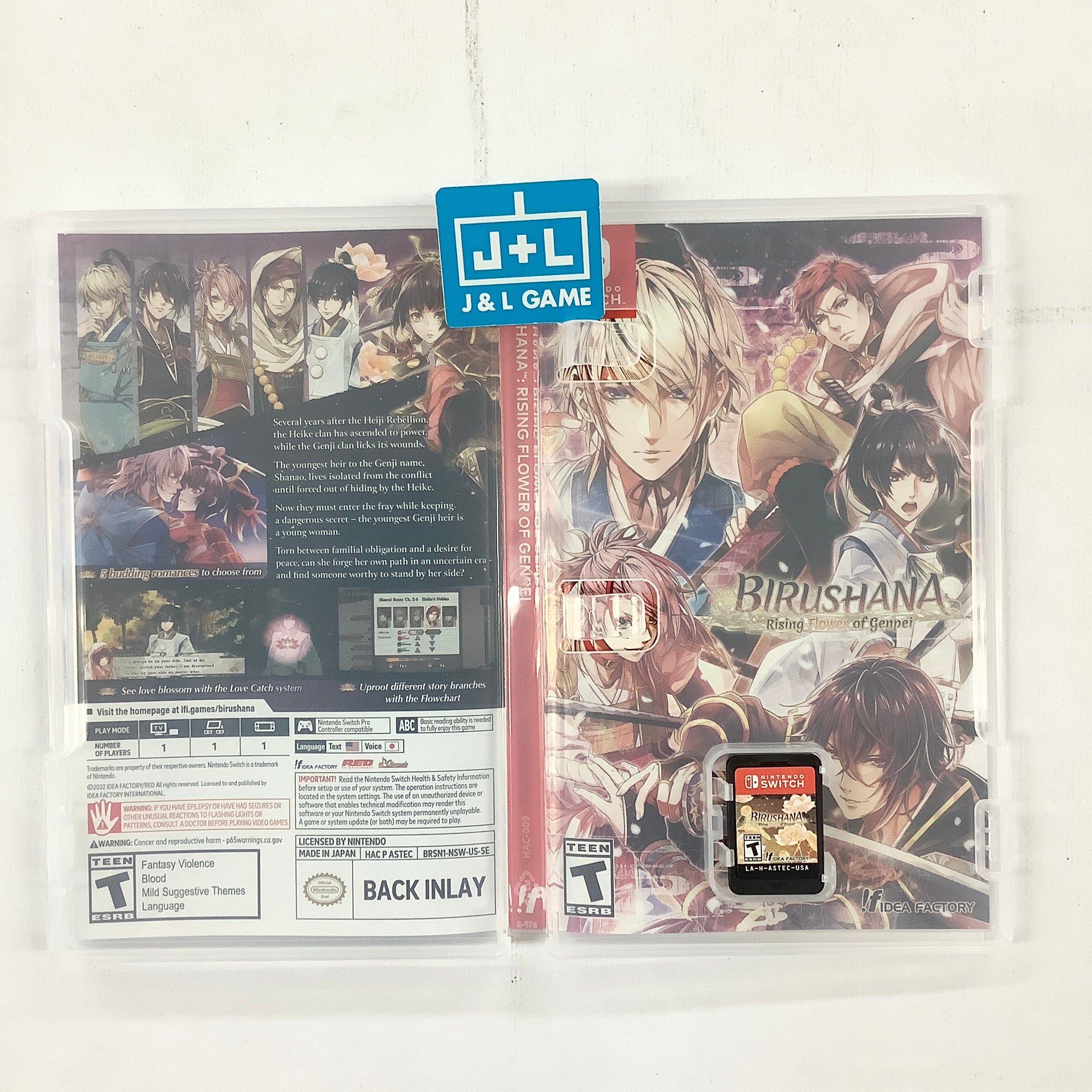 Birushana: Rising Flower of Genpei - (NSW) Nintendo Switch [UNBOXING] Video Games Idea Factory International   
