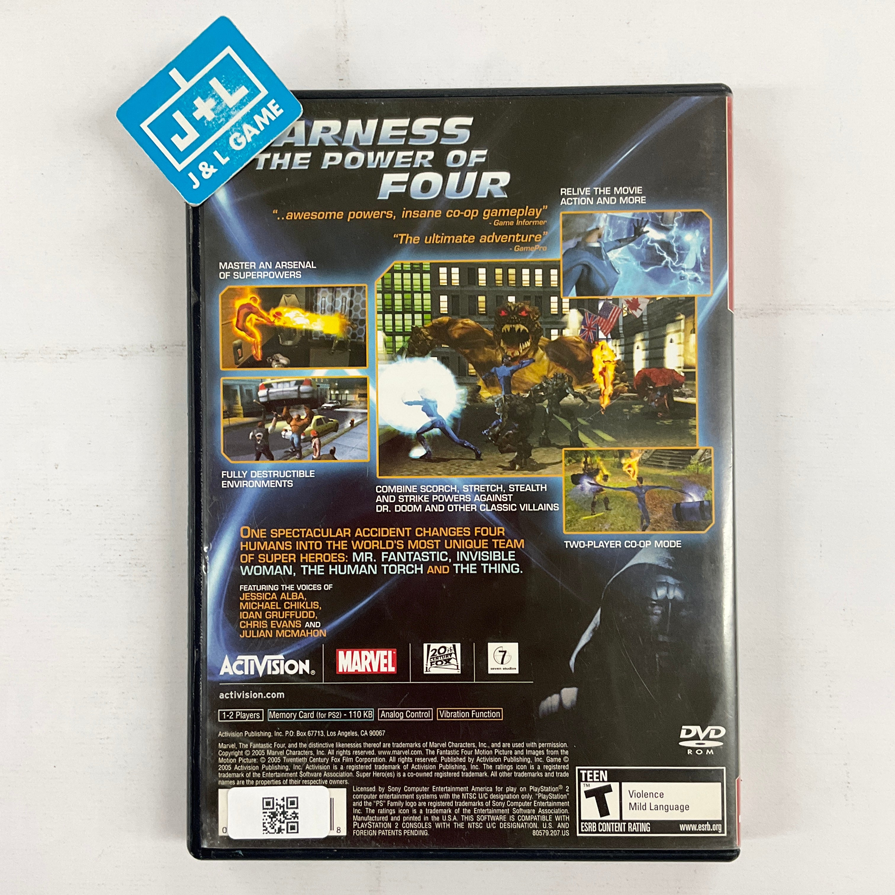 Fantastic 4 (Greatest Hits) - (PS2) PlayStation 2 [Pre-Owned] Video Games Activision   