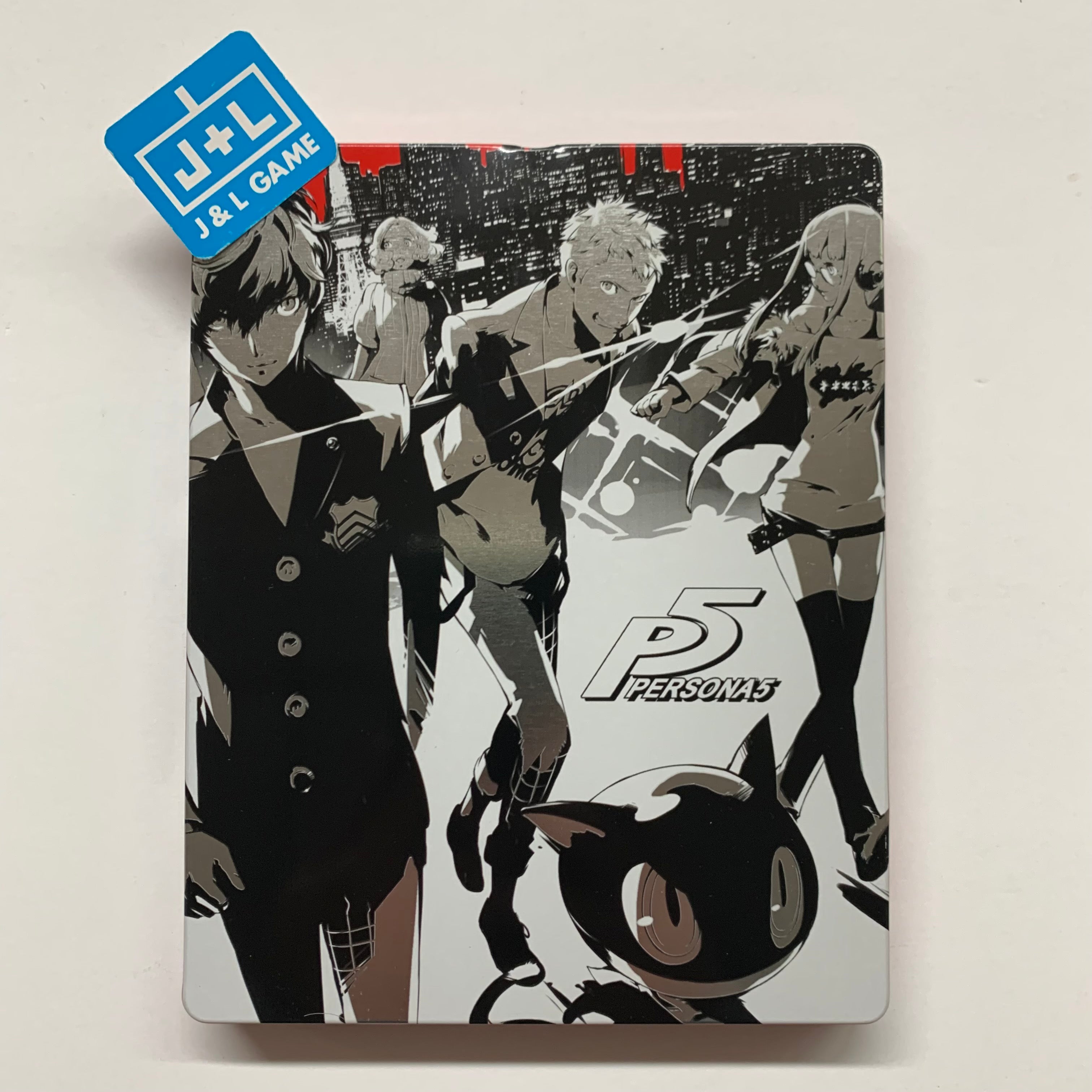 Persona 5 - SteelBook Edition - (PS4) PlayStation 4 [Pre-Owned] Video Games Atlus   