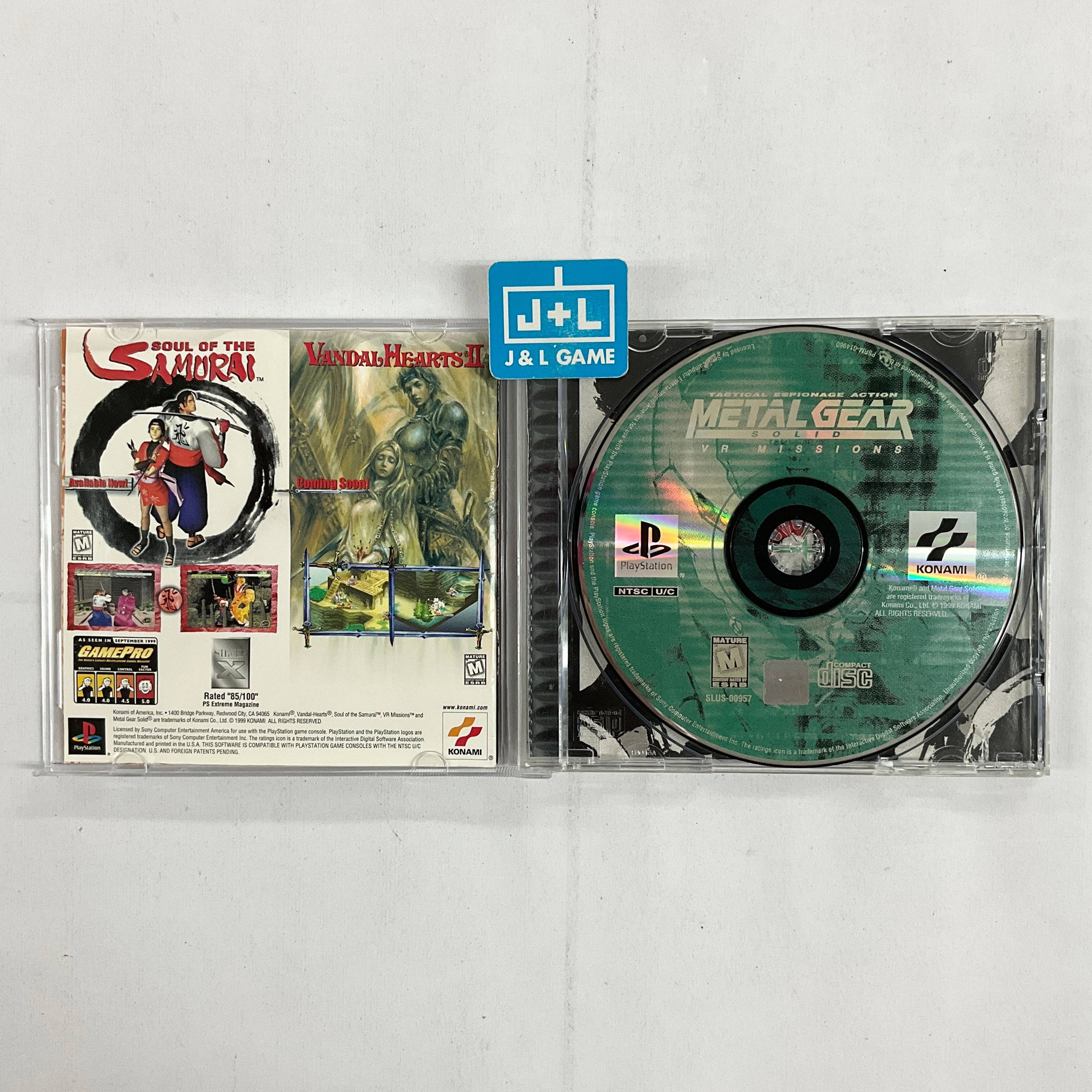 Metal Gear Solid VR Missions - (PS1) PlayStation 1 [Pre-Owned] Video Games Konami   