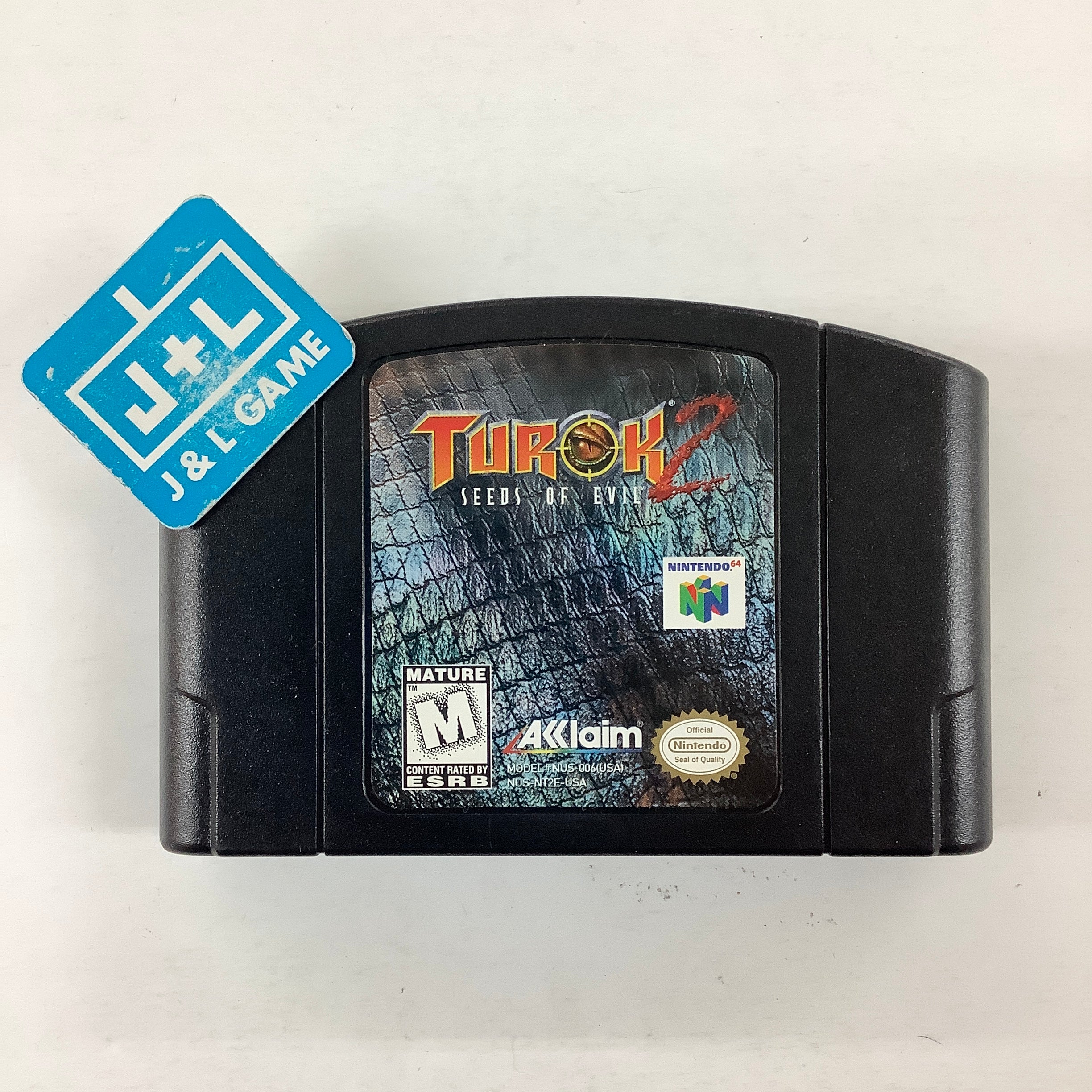 Turok 2: Seeds of Evil - (N64) Nintendo 64 [Pre-Owned] Video Games Acclaim   