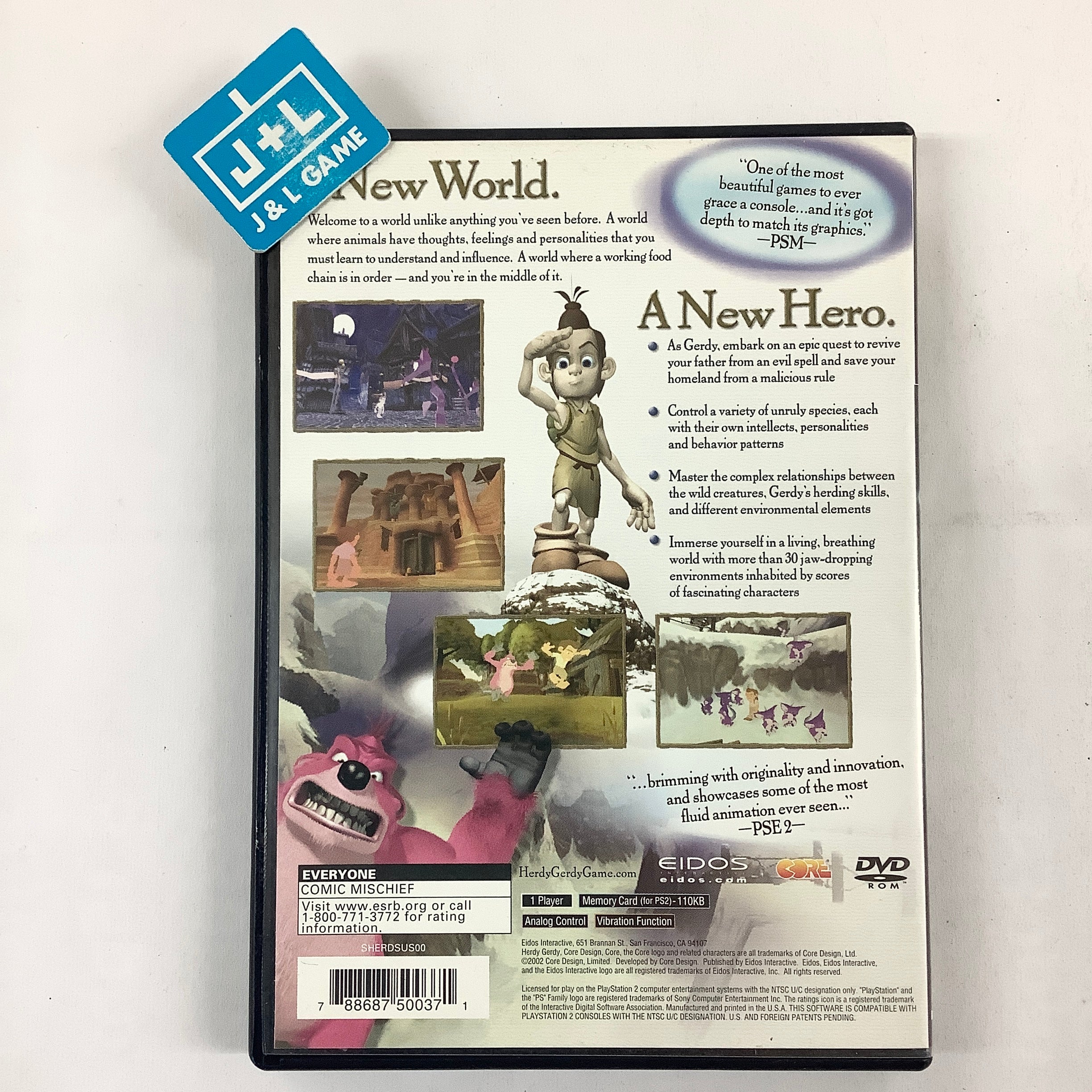 Herdy Gerdy - (PS2) PlayStation 2 [Pre-Owned] Video Games Eidos Interactive   