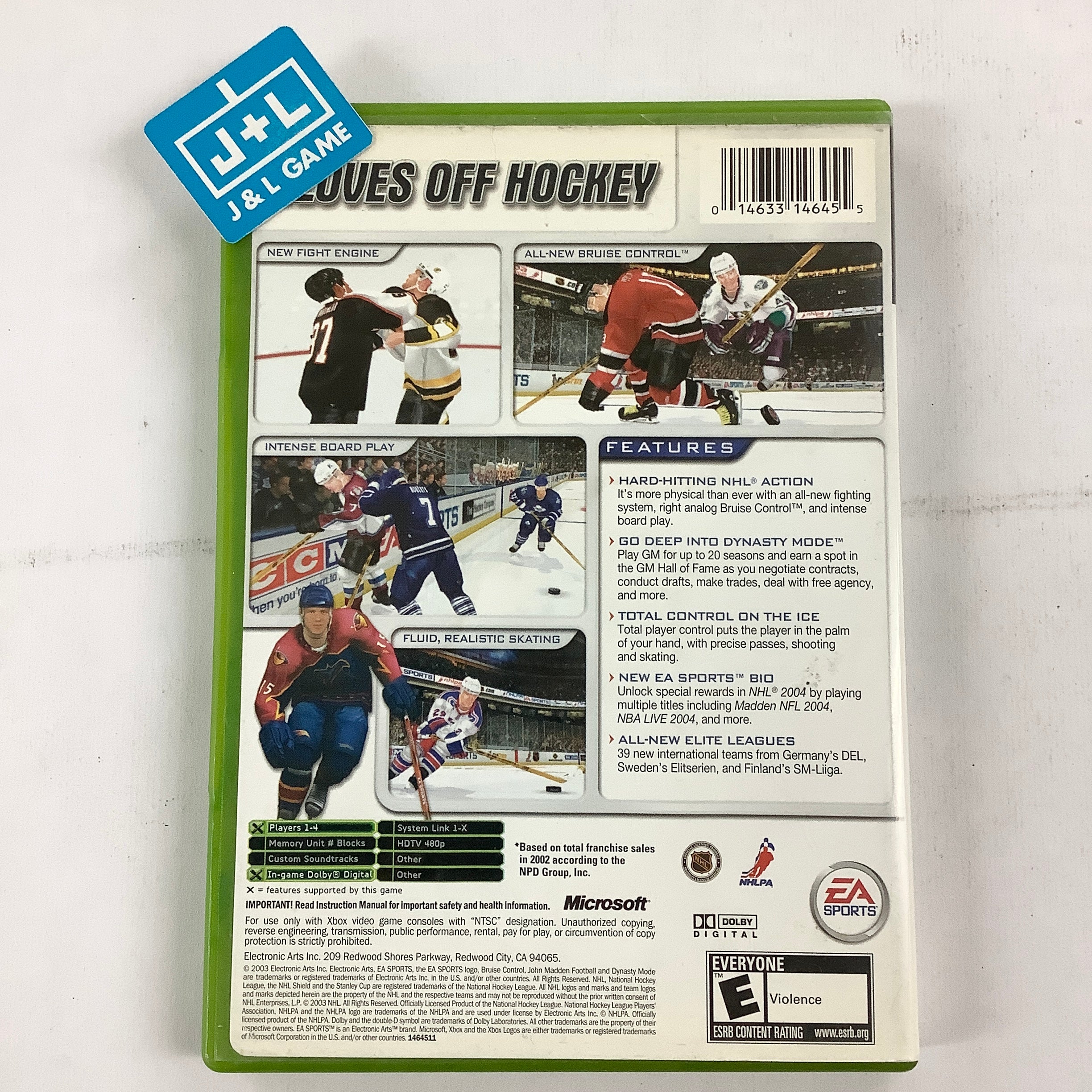 NHL 2004 - (XB) Xbox [Pre-Owned] | J&L Game