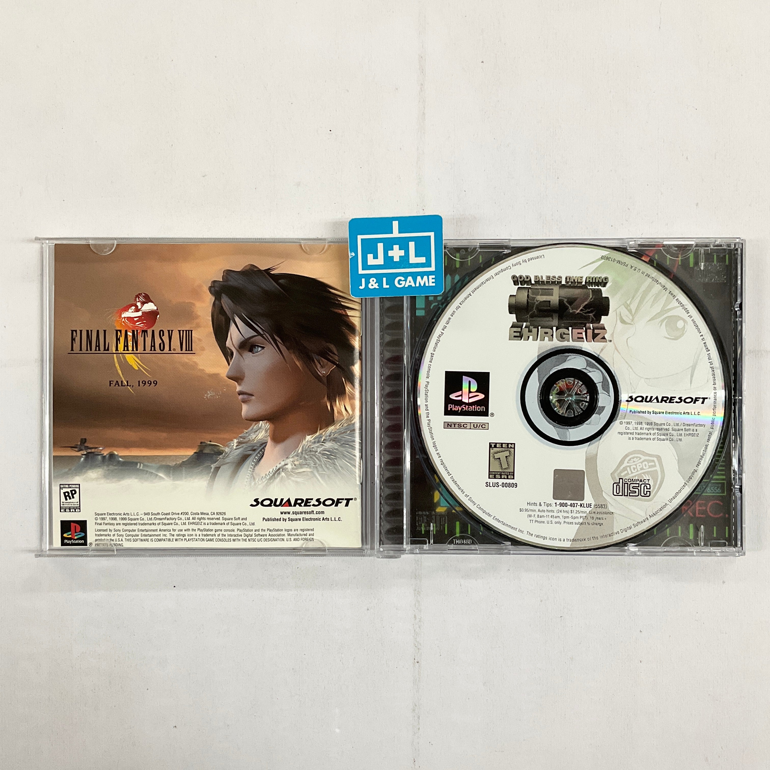 Ehrgeiz - (PS1) PlayStation 1 [Pre-Owned] Video Games Square EA   